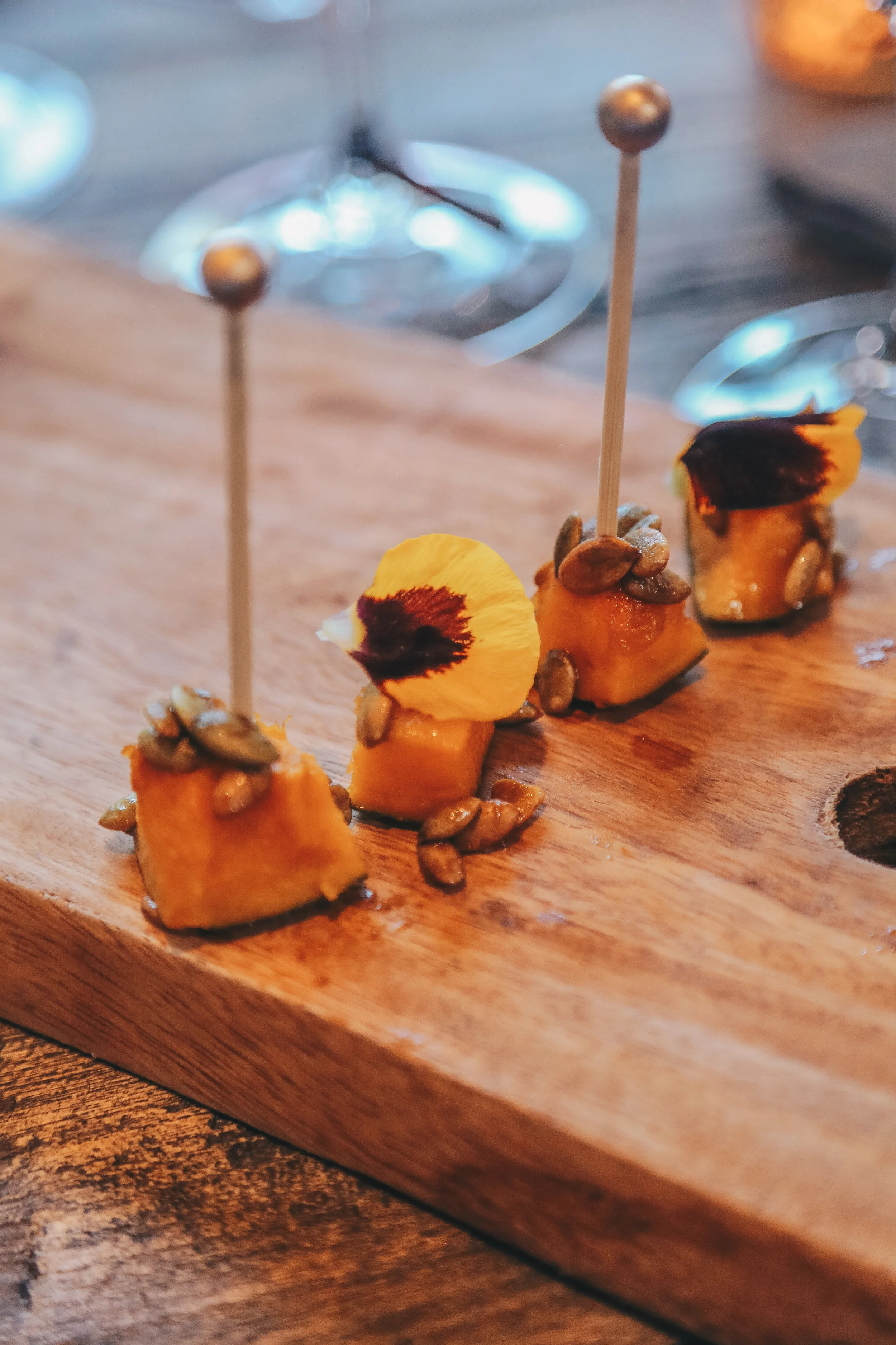 Roasted Kabocha Squash, Balsamic Glaze & Toasted Pepitas (Part of the Seasons in Sonoma Tasting)