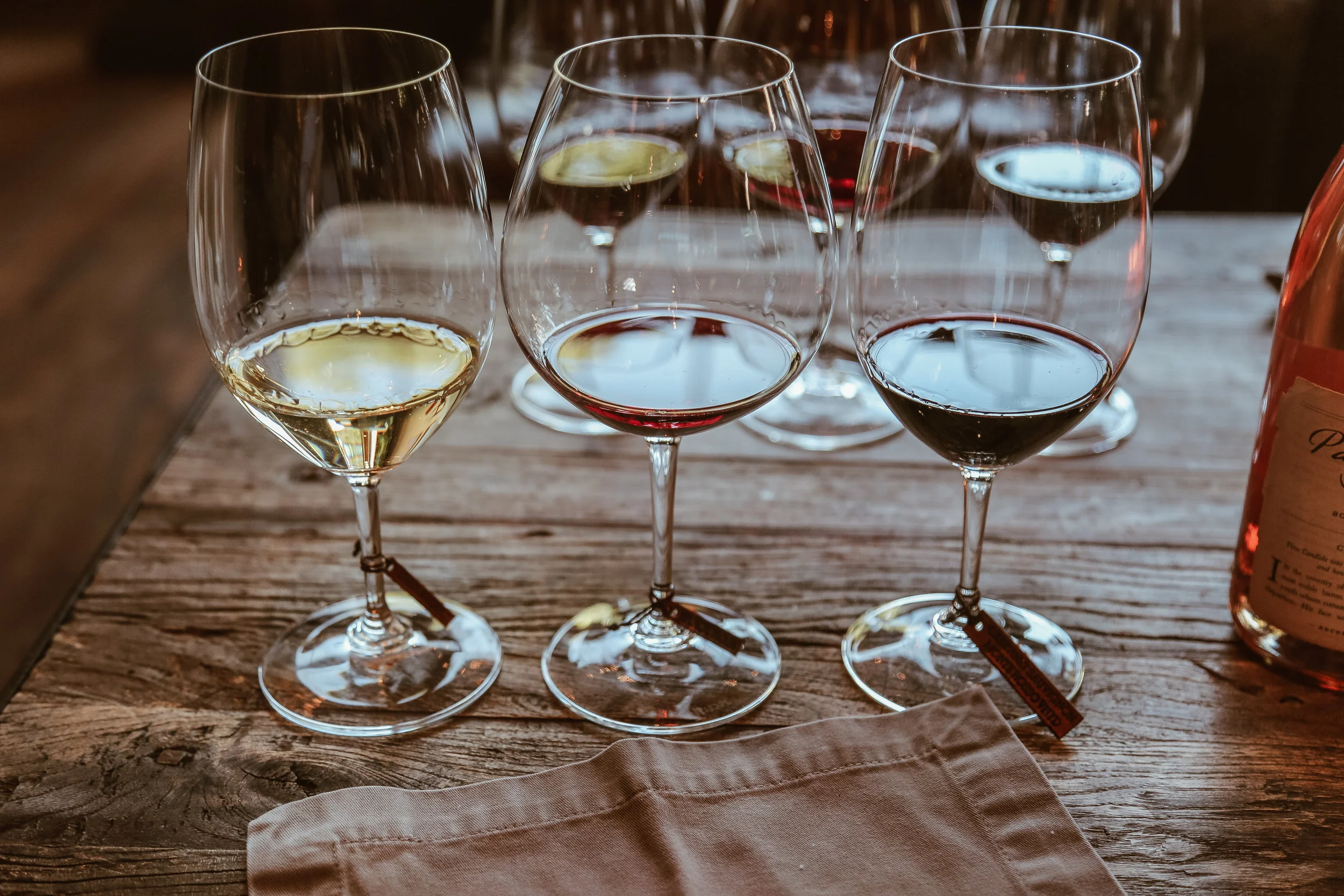 Wine Pairings for the Seasons in Sonoma Tasting - 2015 Chenin Blanc| 2014 Pinot Noir | 2013 Cabernet Sauvignon, Monte Rosso Vineyard