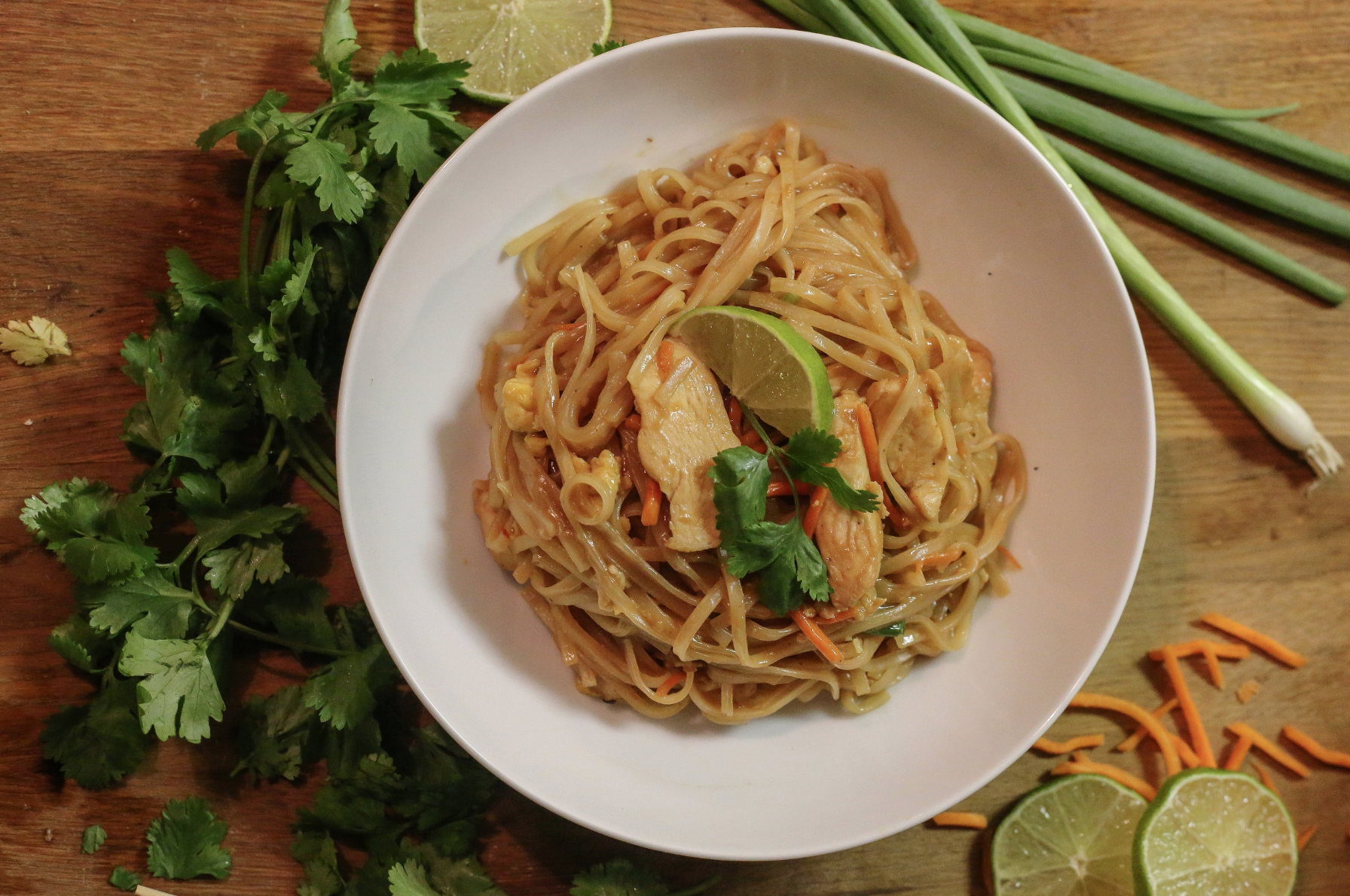 Restaurant Style Chicken pad thai