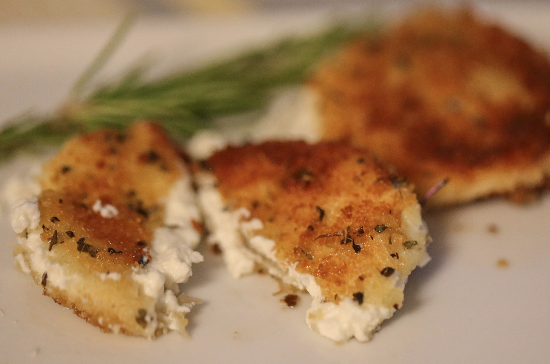 pan fried goat cheese