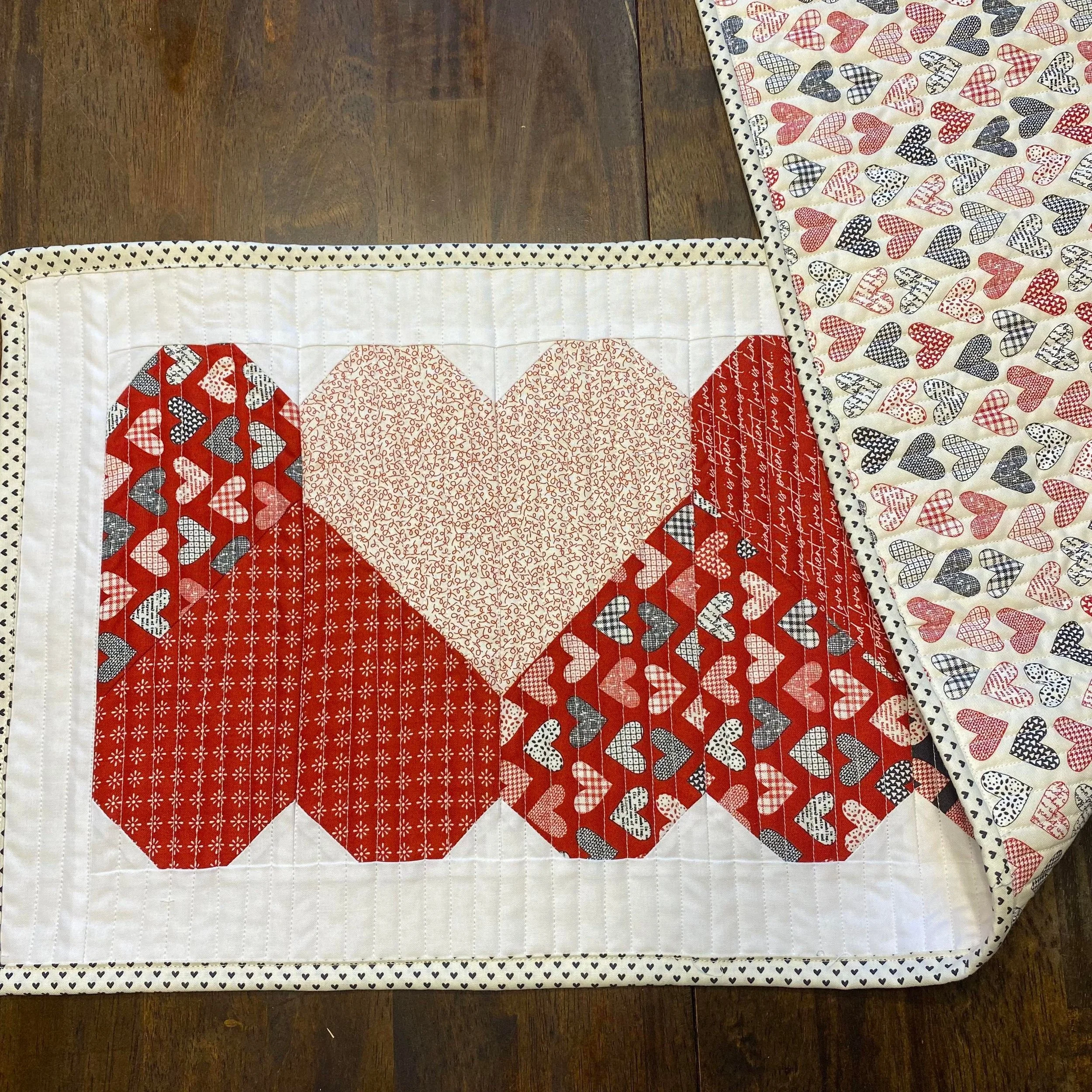 let's play hearts quilt pattern