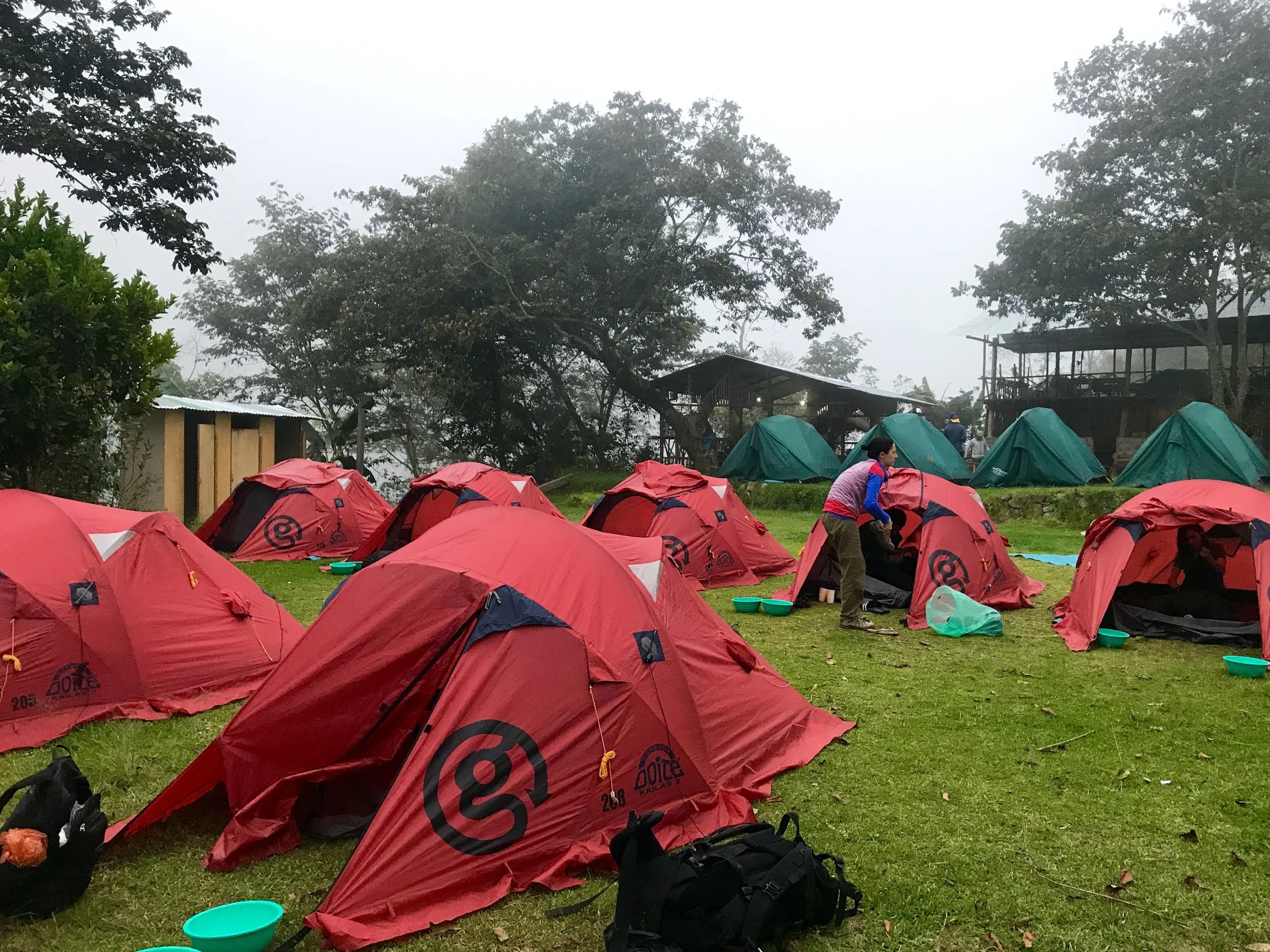 G Adventures, Campsite in Playa Sahuayaco, Salkantay Trek, Peru 2017