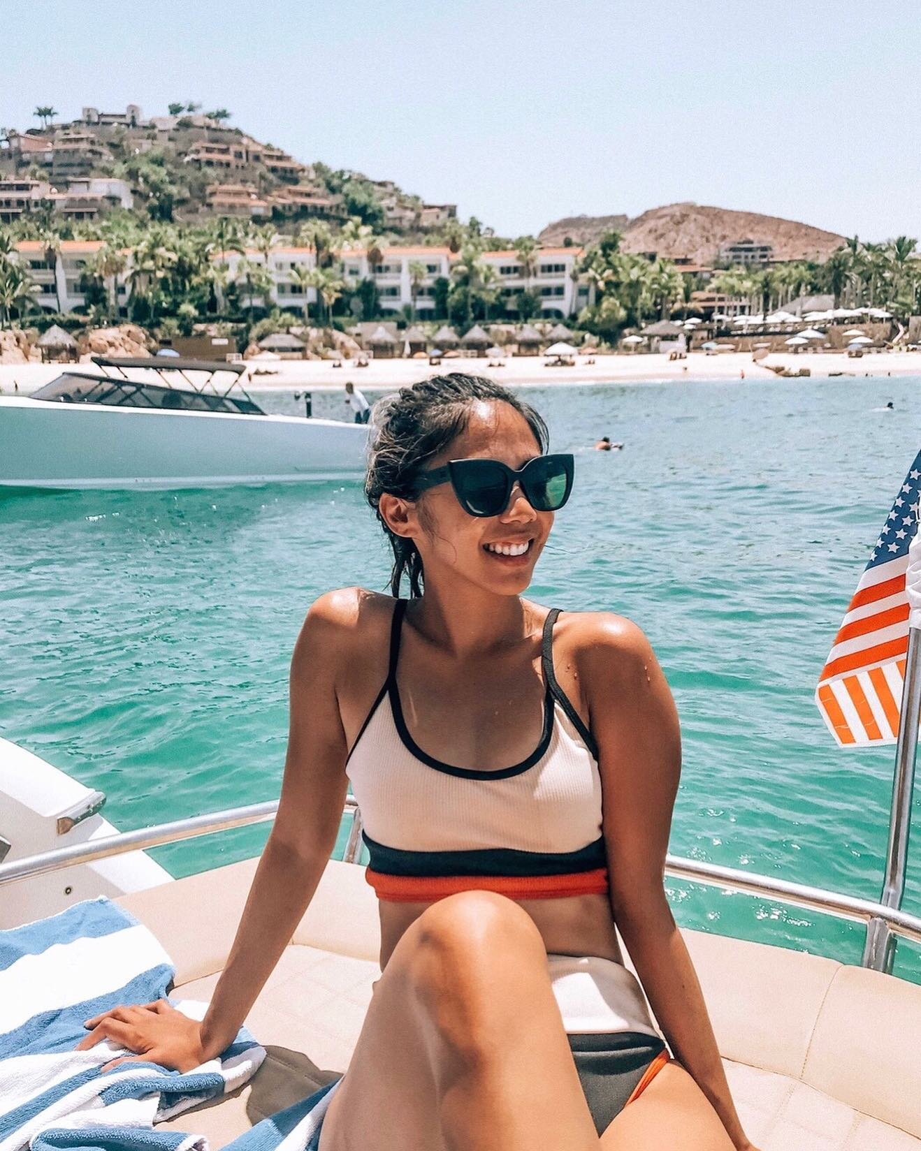 Taking a dip in the sea is the best way to cool off! 🌊😎⛵️
⠀⠀⠀⠀⠀⠀⠀⠀⠀
Curious to know what activities and tours are available in Mexico? Check out my latest blog post for things to see and do in Cabo right now. Link in bio. 

//⁣⁣⁣⁣⁣⁣⁣⁣ 
⁣⁣⁣⁣⁣⁣⁣⁣
#da