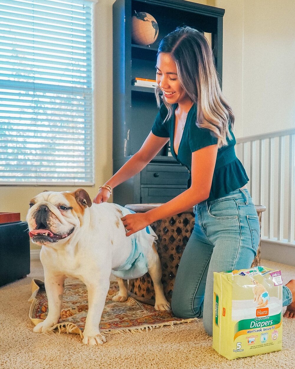 Happy dog, happy life! #ad @hartzpets Titus became notorious for marking when no one was home. It became a constant chore cleaning up his mess. My fianc&eacute; and I knew something was up because he has been housebroken for years! 

So, what do you 