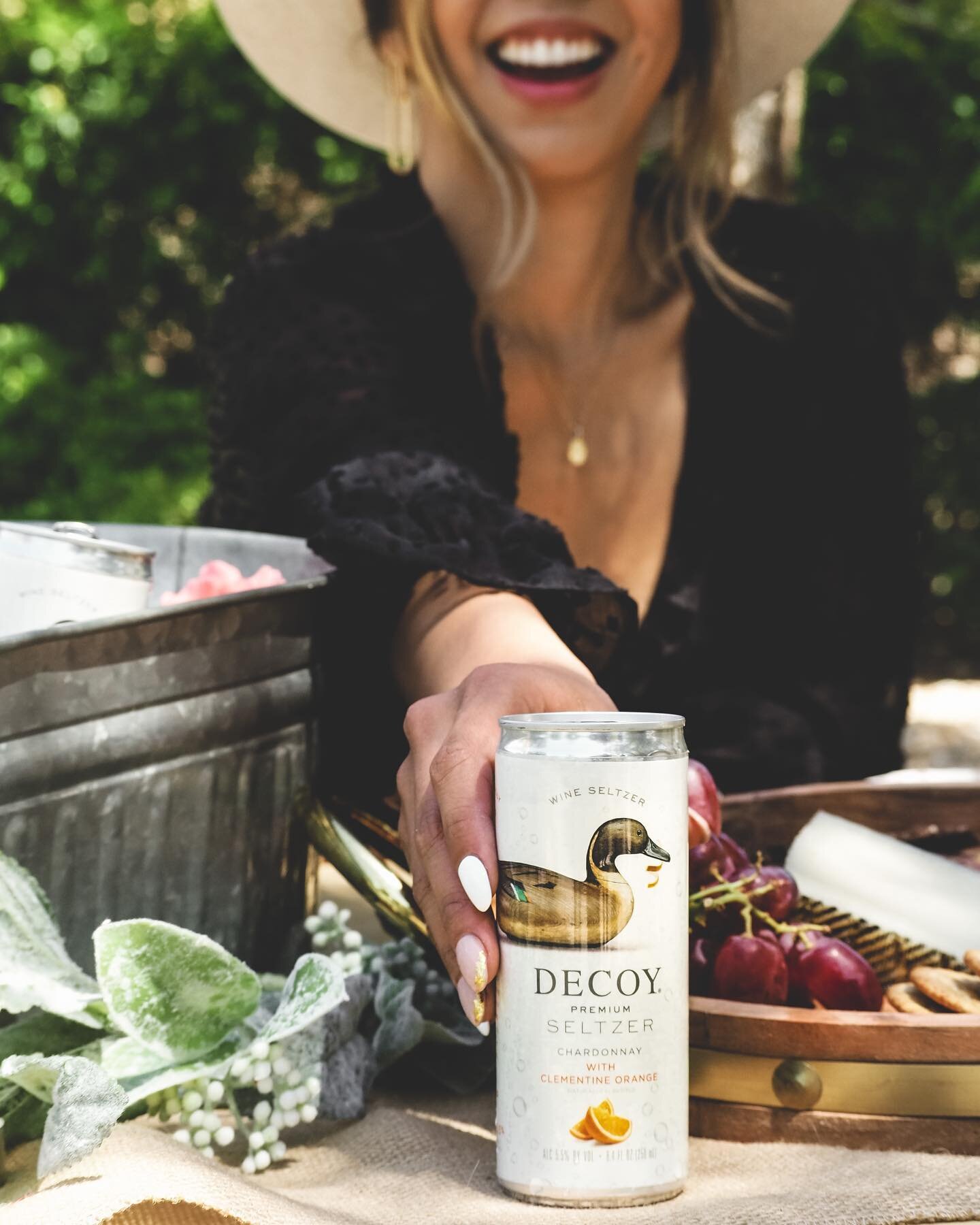 We are sipping premium this season! #ad The Decoy Premium Seltzers are refreshingly flavor-focused, wine-based seltzers. Yes, you read that right, &quot;WINE-BASED.&quot; 🤯 They spent over a year making these to get the flavor and carbonation perfec