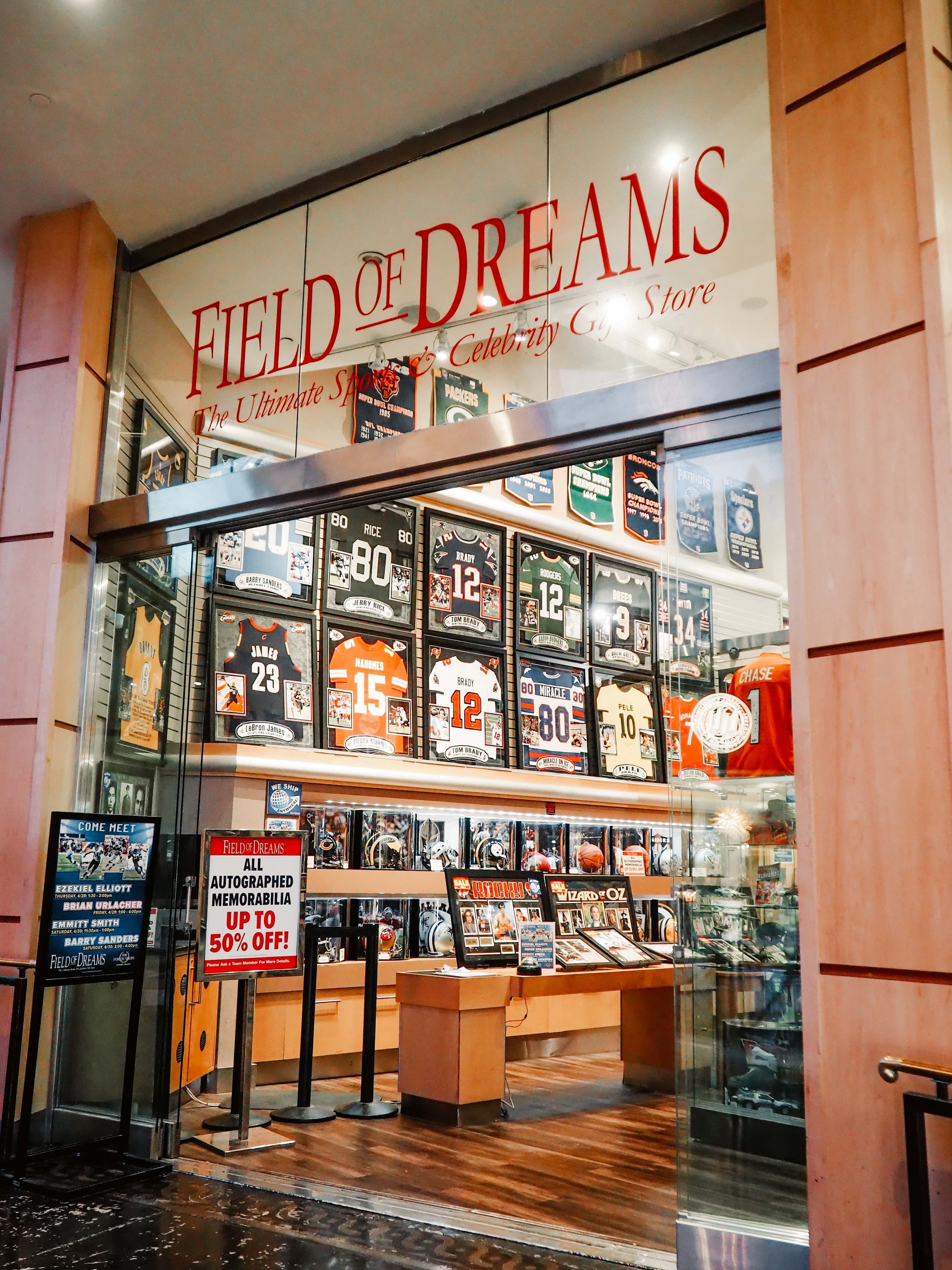 Field of Dreams Caesars Palace Forum Shops Las Vegas