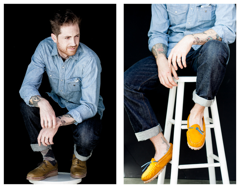 Me - Olive derby:mustard mocs.jpg