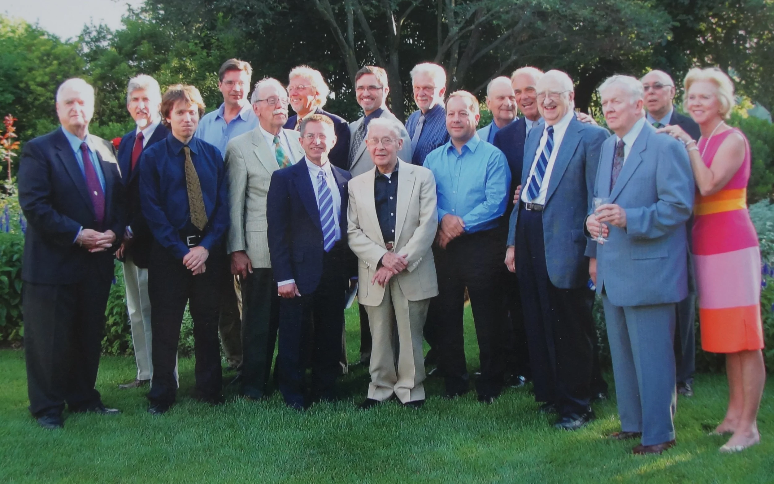 At The Governor's Residence (2010). Pictured Left to Right: Joe Dudding, Steve Wetzel, Jonathan Frazier, Brian Eppley, Ted Webber, David R. Henry, Robert Hughes, John McNulty, Earl Blust, Ralph Hocker, Barry Ginder, Bob Zimmerman, Governor Ed Rendell, Karl Foster, Don Lenker, Bill Kerman, Mrs. Rendell