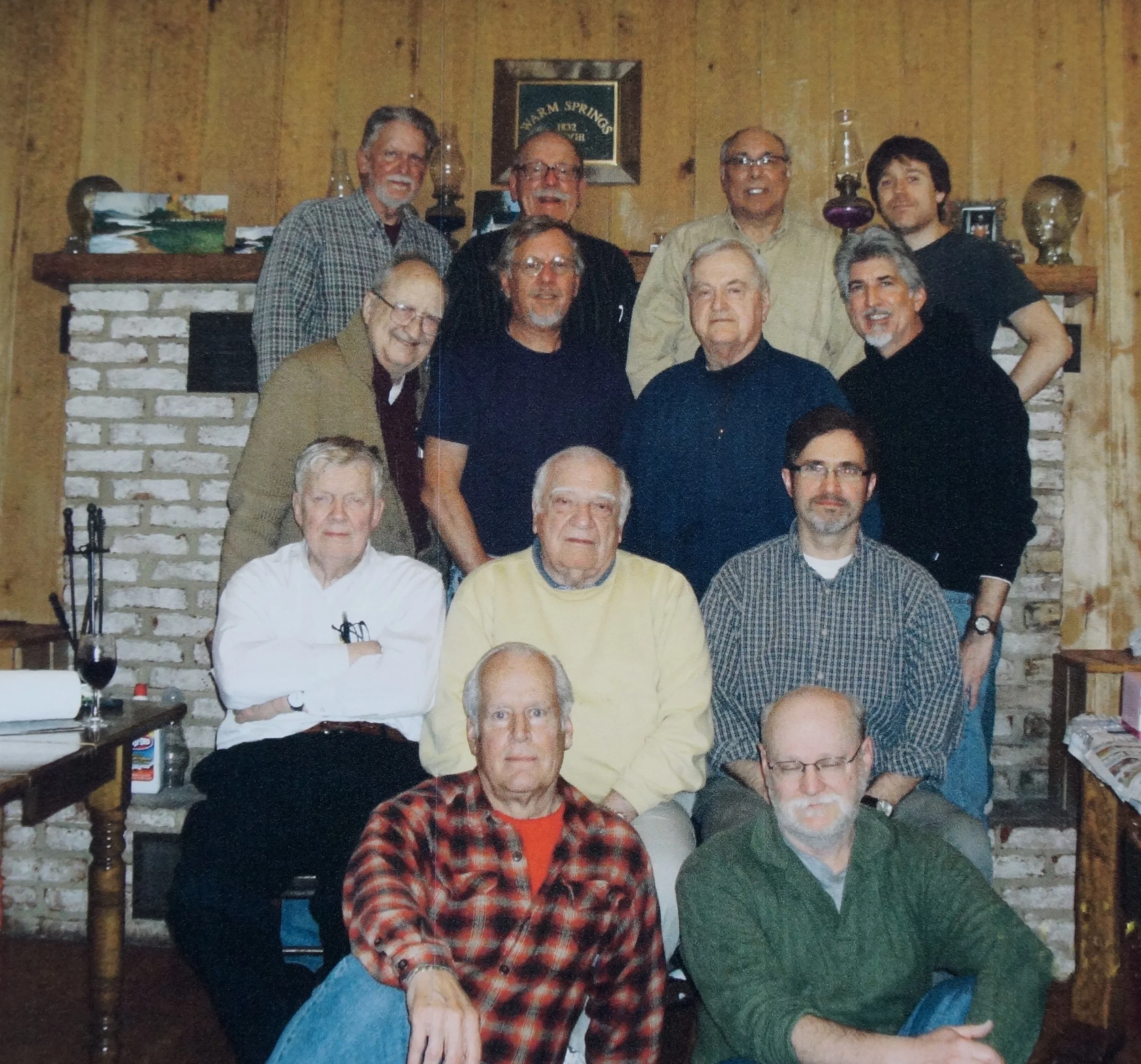 Back row left to right: Ralph Hocker, Ted Webber, Bill Kerman, Jonathan Frazier Third row left to right: Karl Foster, David R. Henry, Joe Dudding, Steve Wetzel Second row left to right: Don Lenker, Dom Brandt, John McNulty Front row left to right: author Larry Zimmerman, Paul Gallo