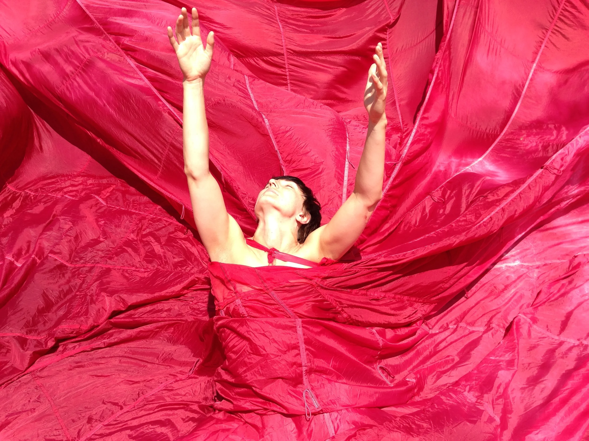 Lisa performing in CUT.