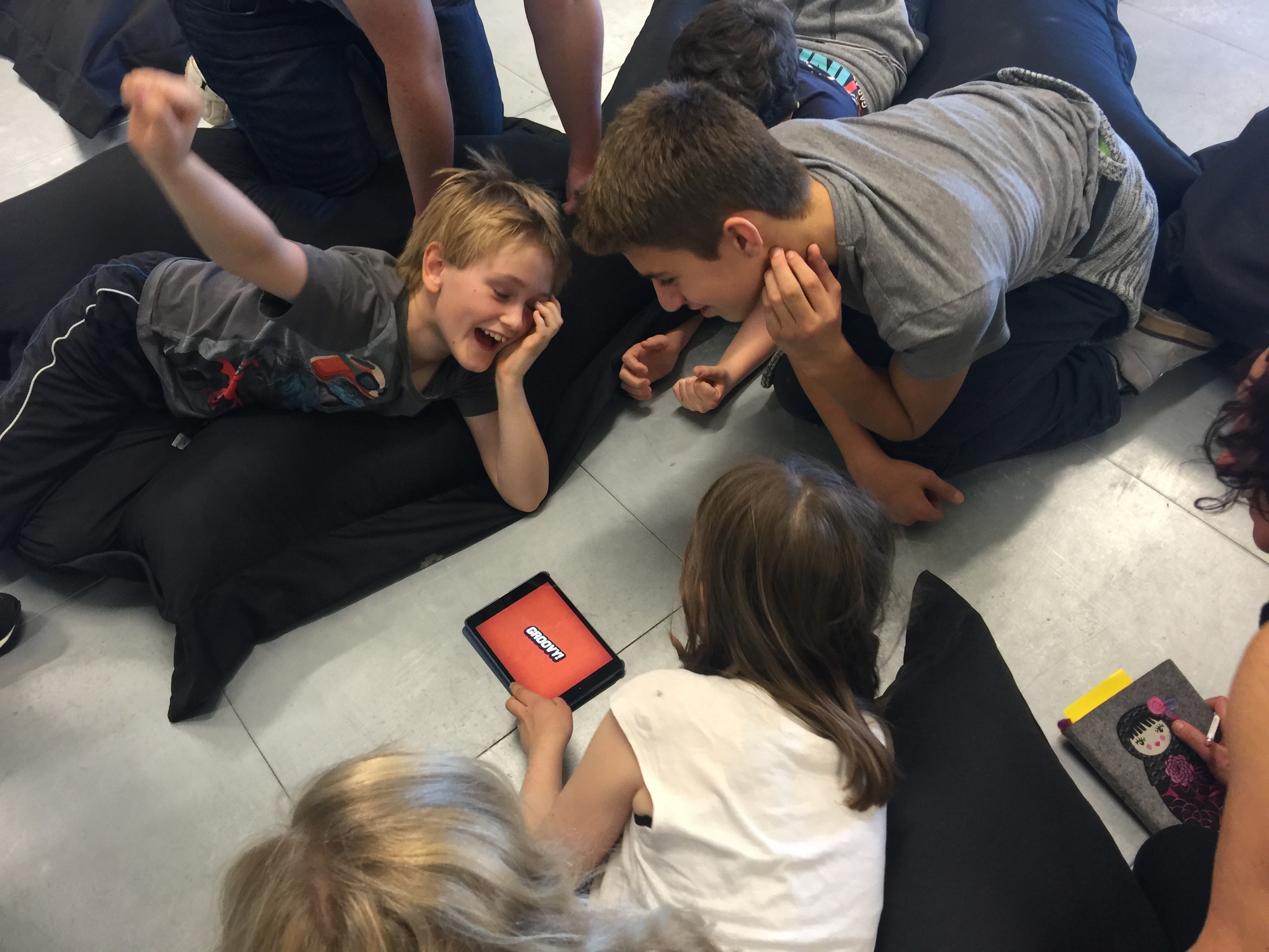 Some young participants taking part in a previous project.