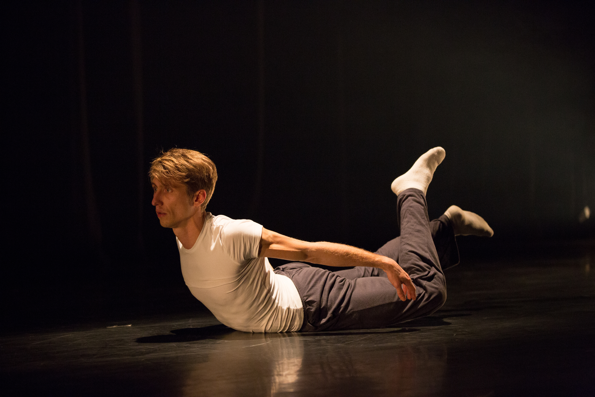  Dancer: Romain Guion. &nbsp;Photo: Sid Scott. 