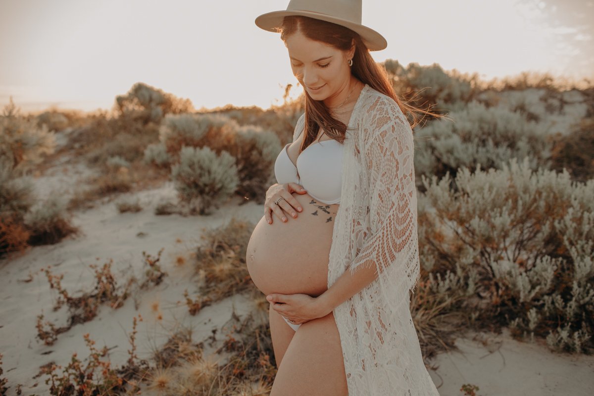 Leighton beach Perth Maternity photography