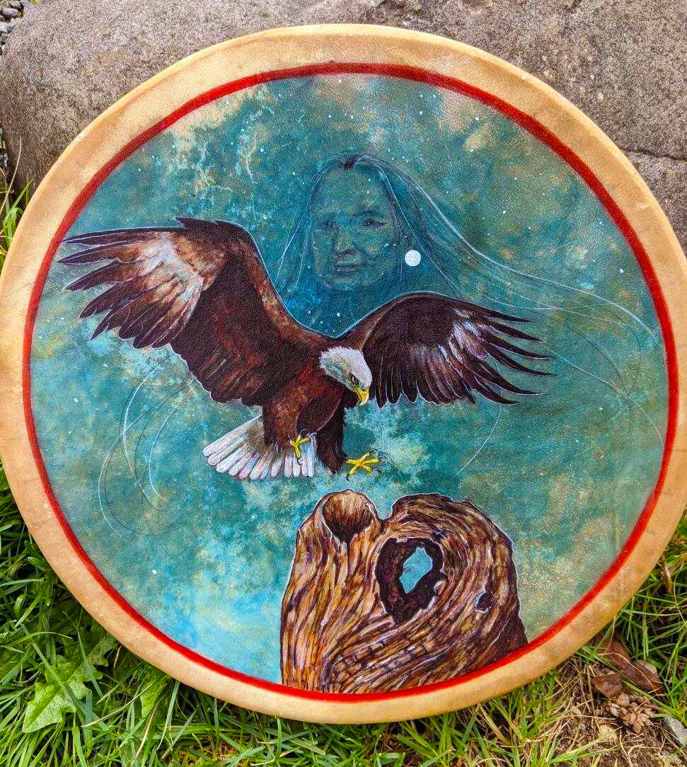 David Craig Shamanic Art - Eagle Medicine Drum.JPG