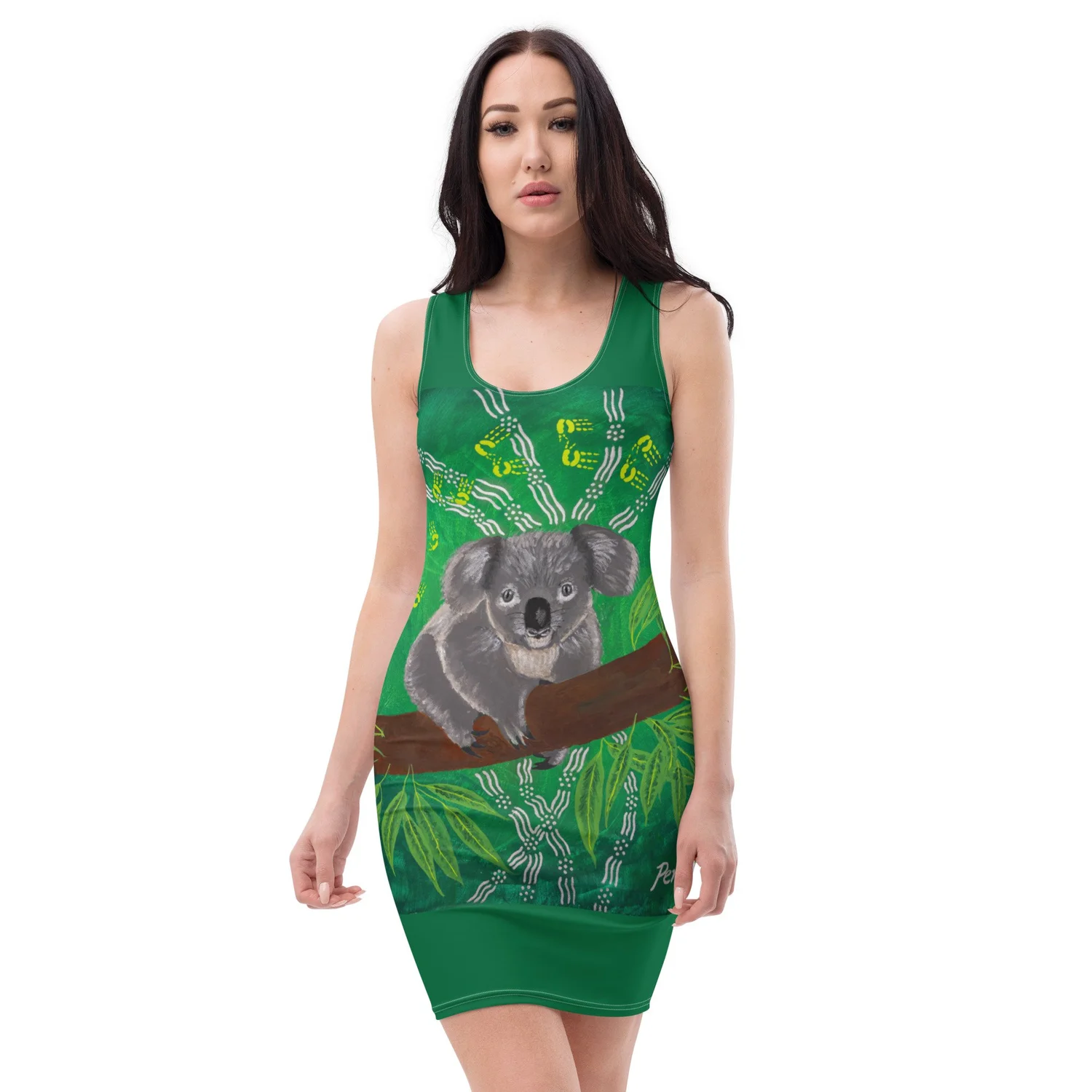 slim fit dress slacks Holiday Dreaming Hunter Green Velvet Mock Neck Smocked Waist Dress Small main image 1