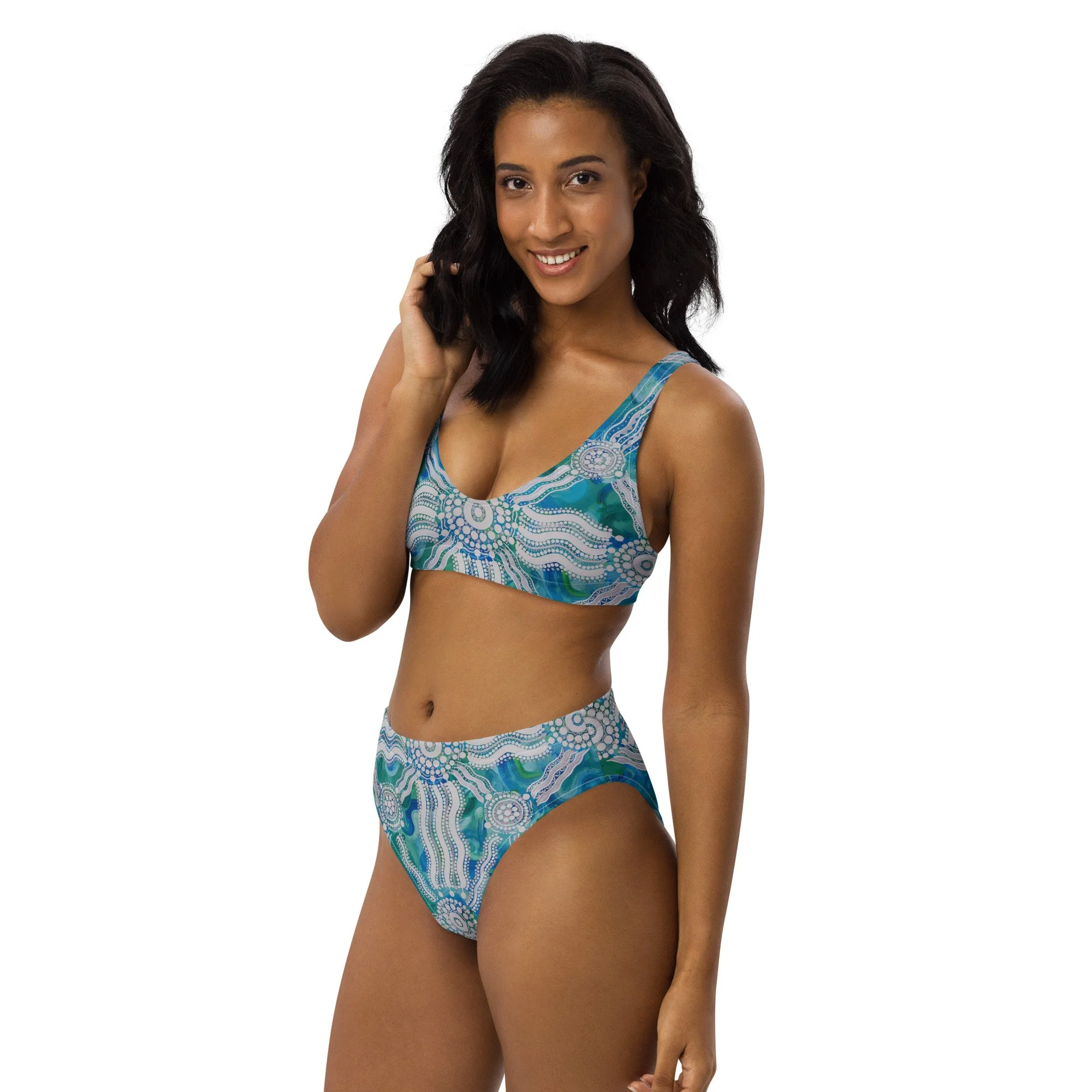 all-over-print-recycled-high-waisted-bikini-white-left-front-65239f97a6bdf.jpg