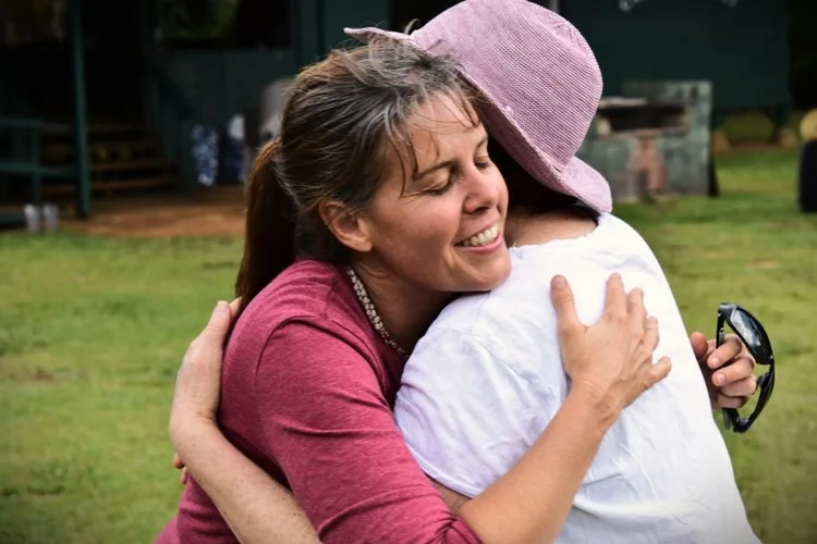 Students connecting during Shamanic Spirit Medicine Kauai retreat