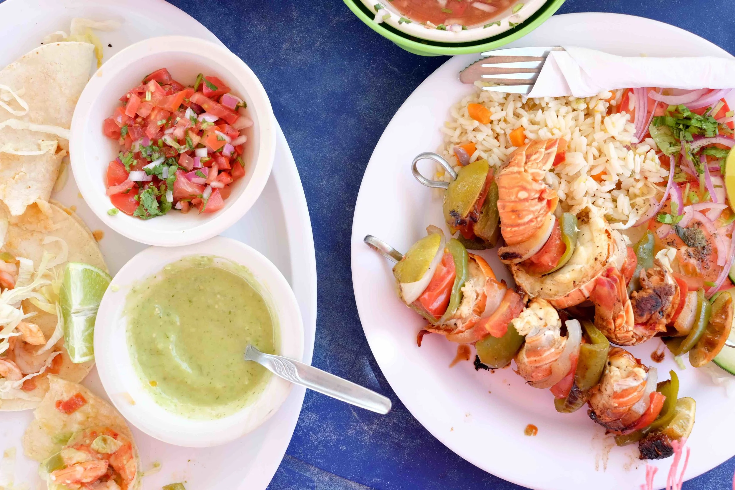 Fresh catch at Raices