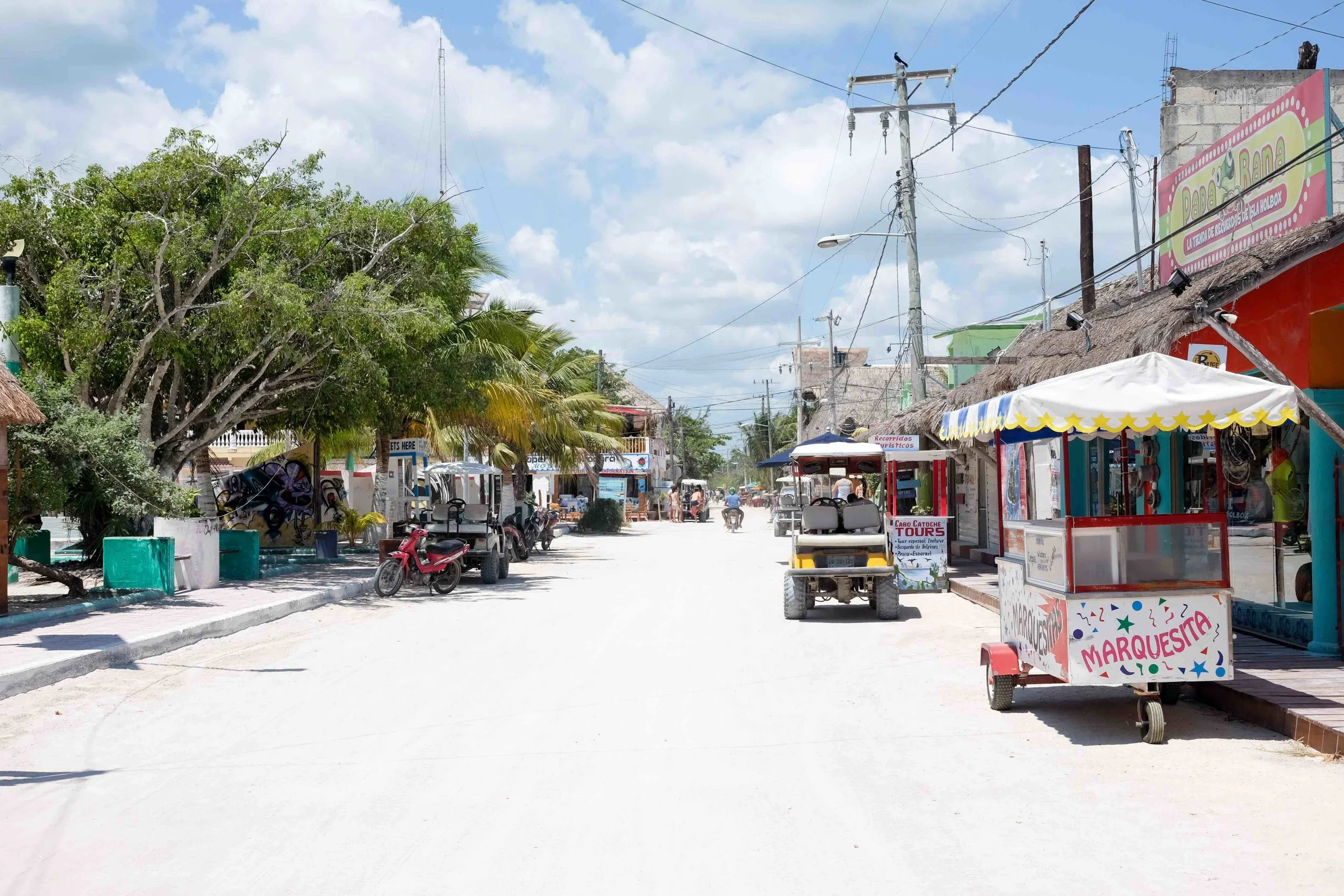 Isla Holbox main drag