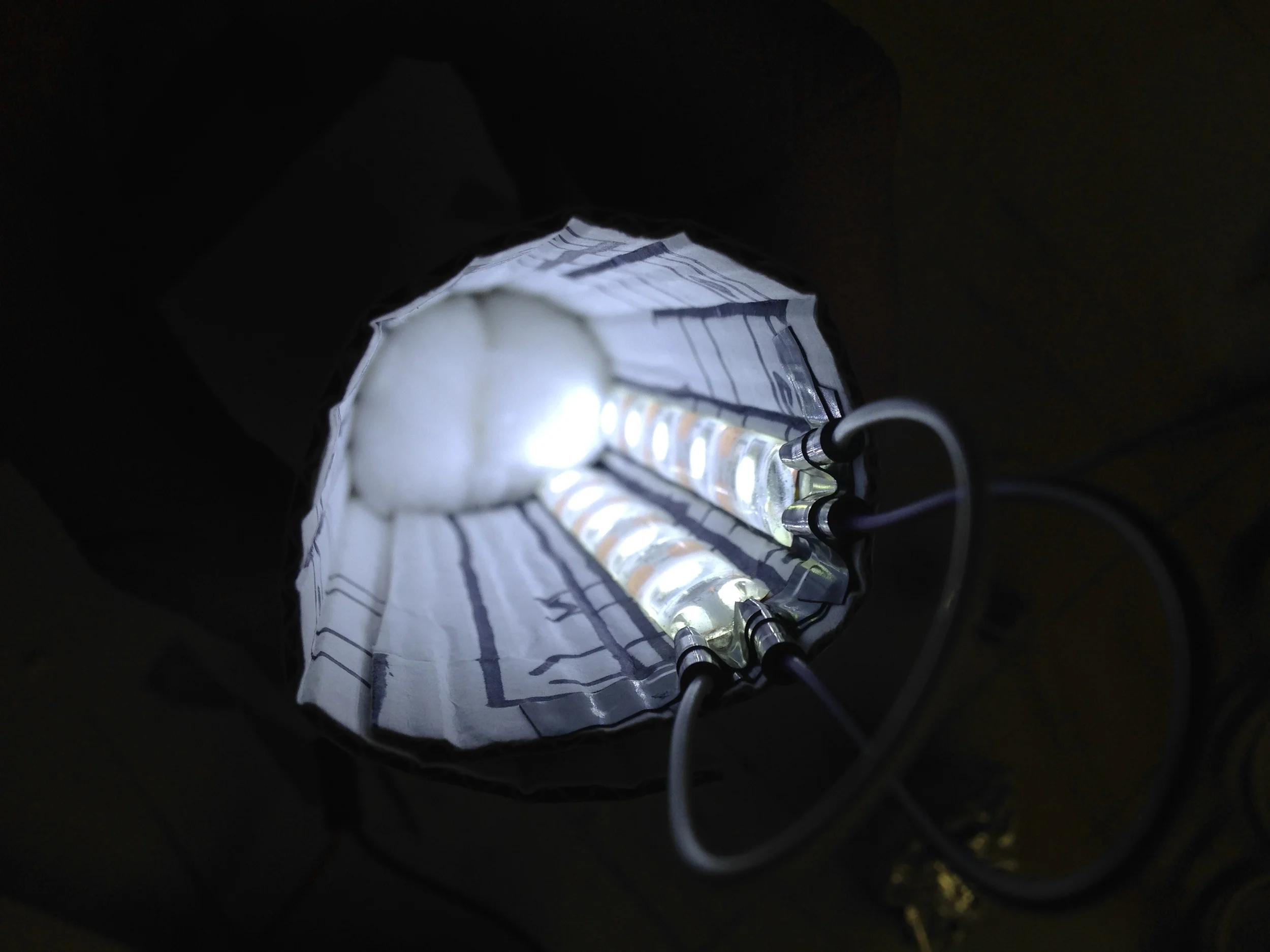 initial prototype with cardboard