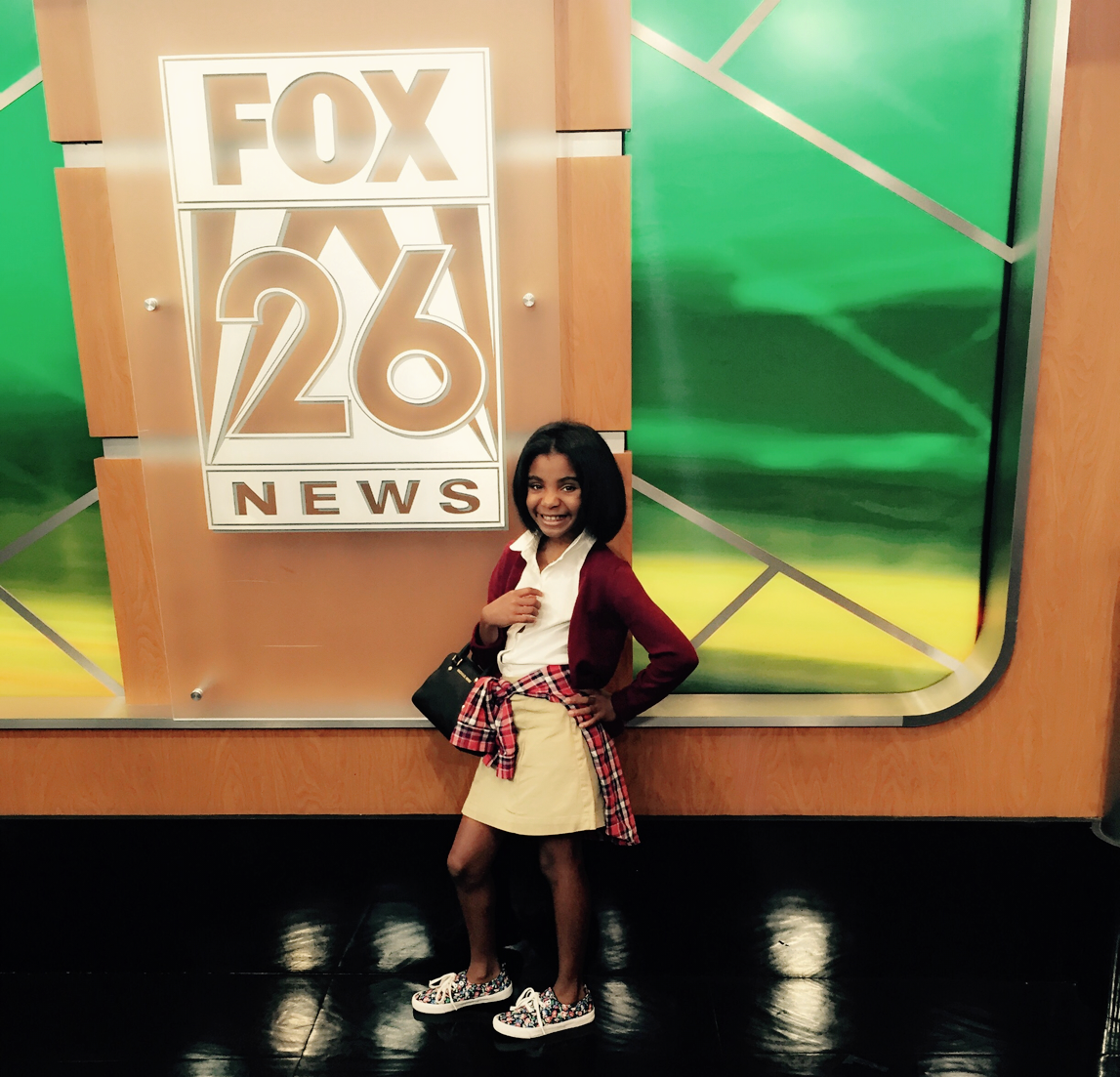 Everyone deserves to go back to school in style. Saniya models for this year's Back to School segment for Fashion Stylist, Ashley Dunn.