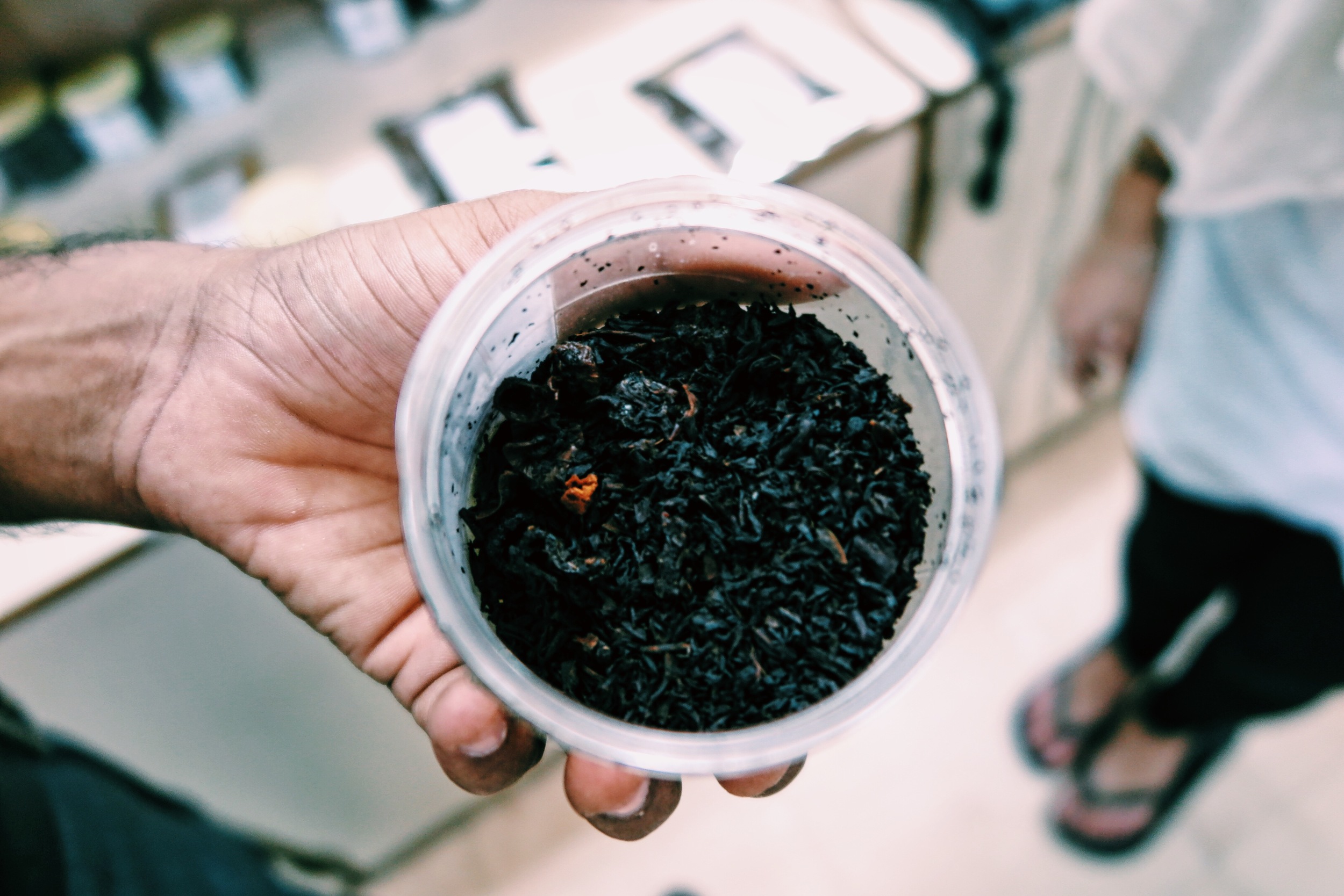  Mango Tea, Delhi spice market. 