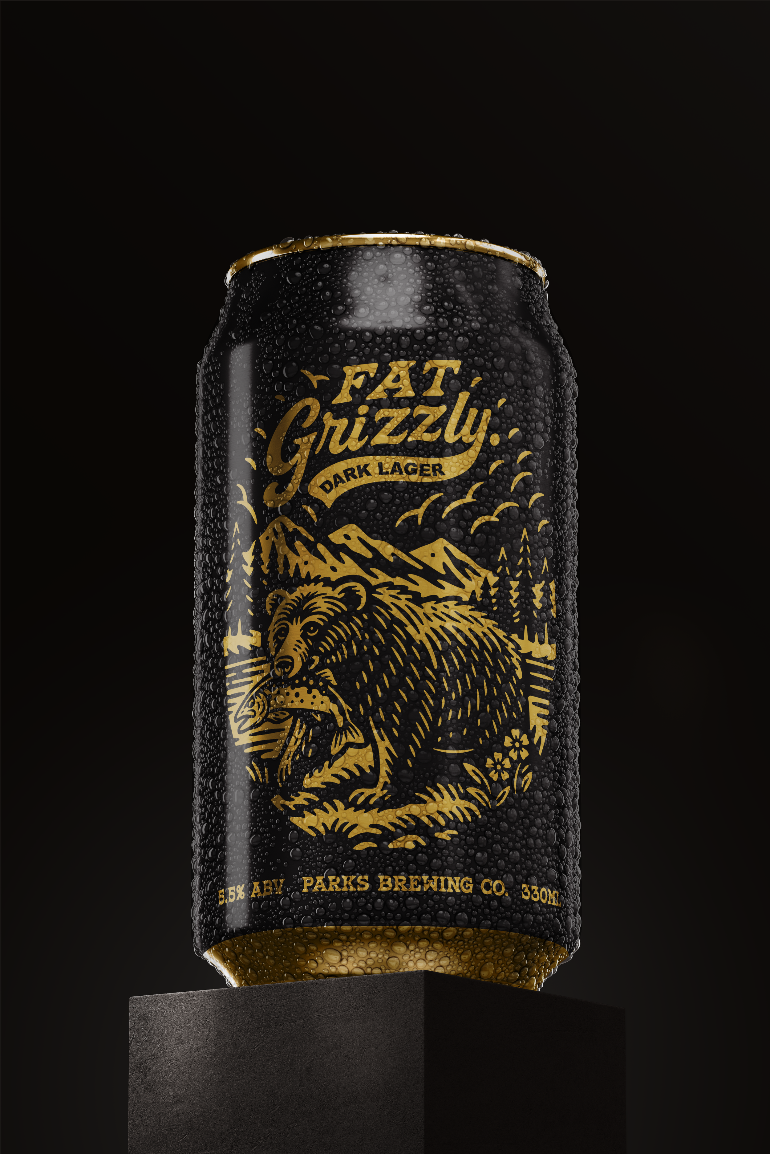 THE FAT GRIZZLY_DARK LAGER CAN_3_LESS WATER WATER.png
