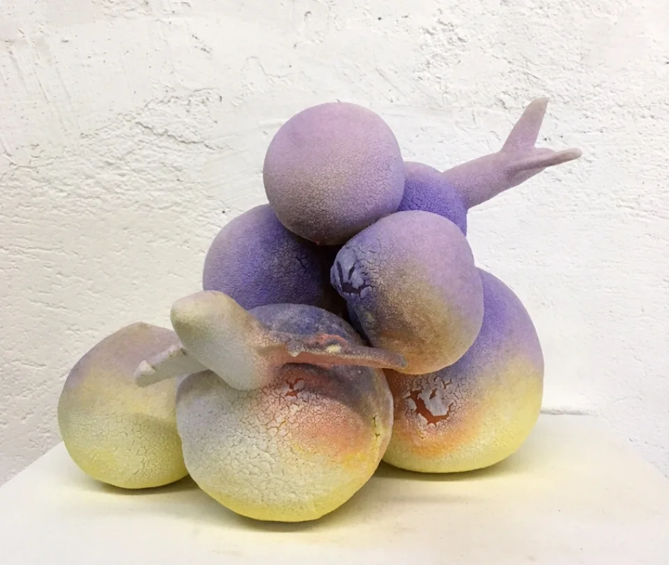 Carol Joo Lee, Coming and Going 2017Glazed stoneware8.5” x 6.5” x 6.5”