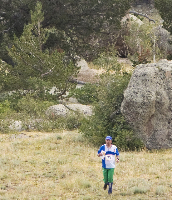  CROC member Scott Drumm finishing at the US national championships. 