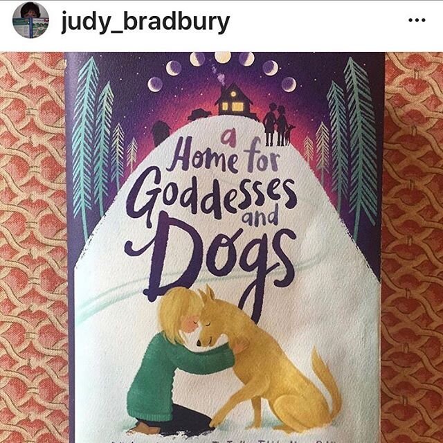 My very special thanks to @judy_bradbury for posting about A HOME for GODDESSES and DOGS at the Children&rsquo;s Book Corner. Judy&rsquo;s a pro, and her blog is chock full of great ideas for using books with young readers. Teachers, librarians, and 