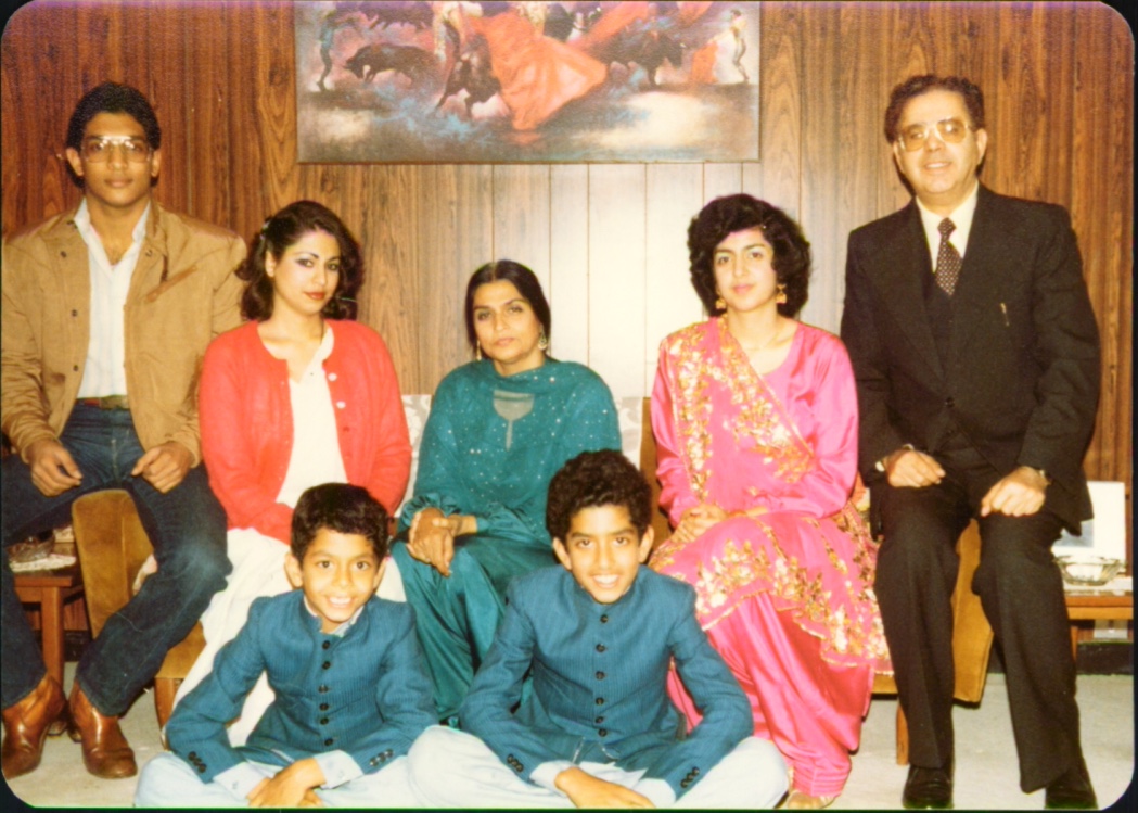 Pakistan visit in the 1980s. Babies are young boys now.