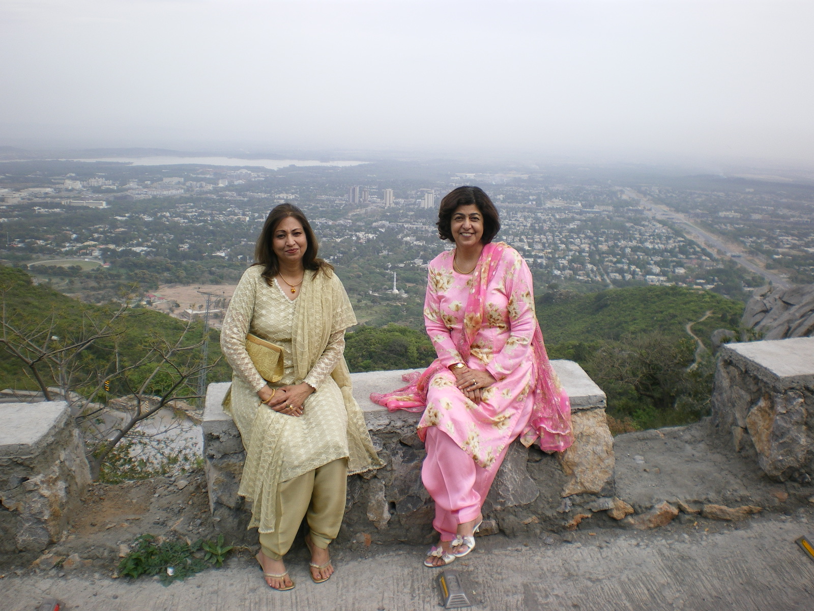 Overlooking the valley of Islamabad