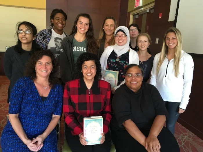 Faculty and students of Wagner College