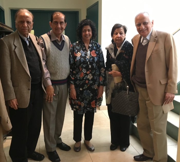 With the founders of ICLI, Dr. Jamil Khan, Dr. Farida Khan, and Dr. Faroque Khan