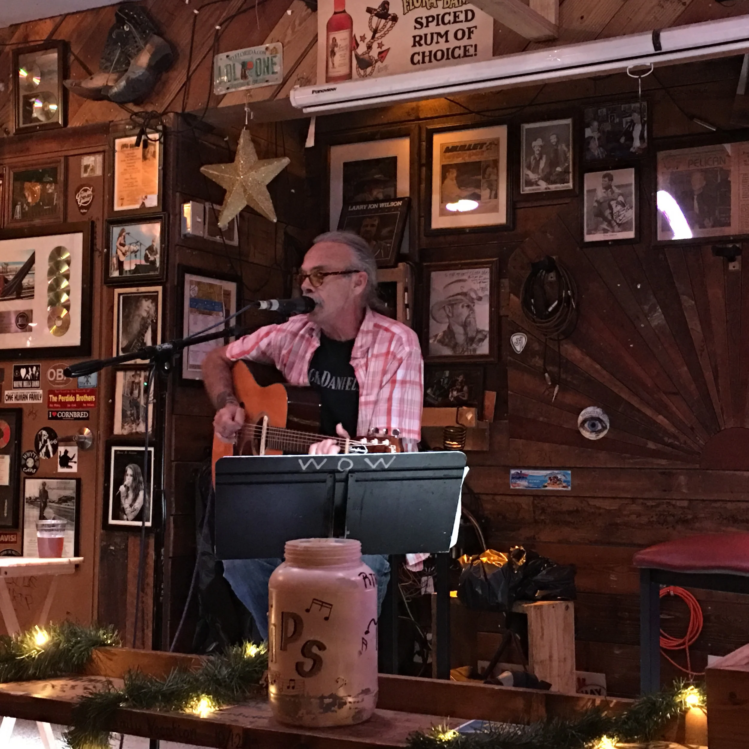 Cowboy Johnson entertained the crowd