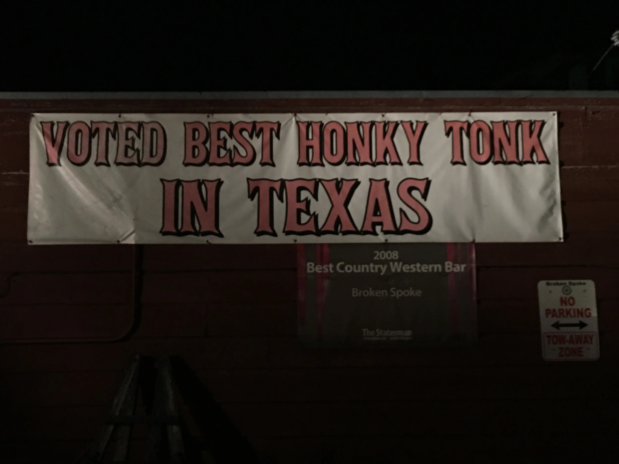 How we spent the evening: The Broken Spoke