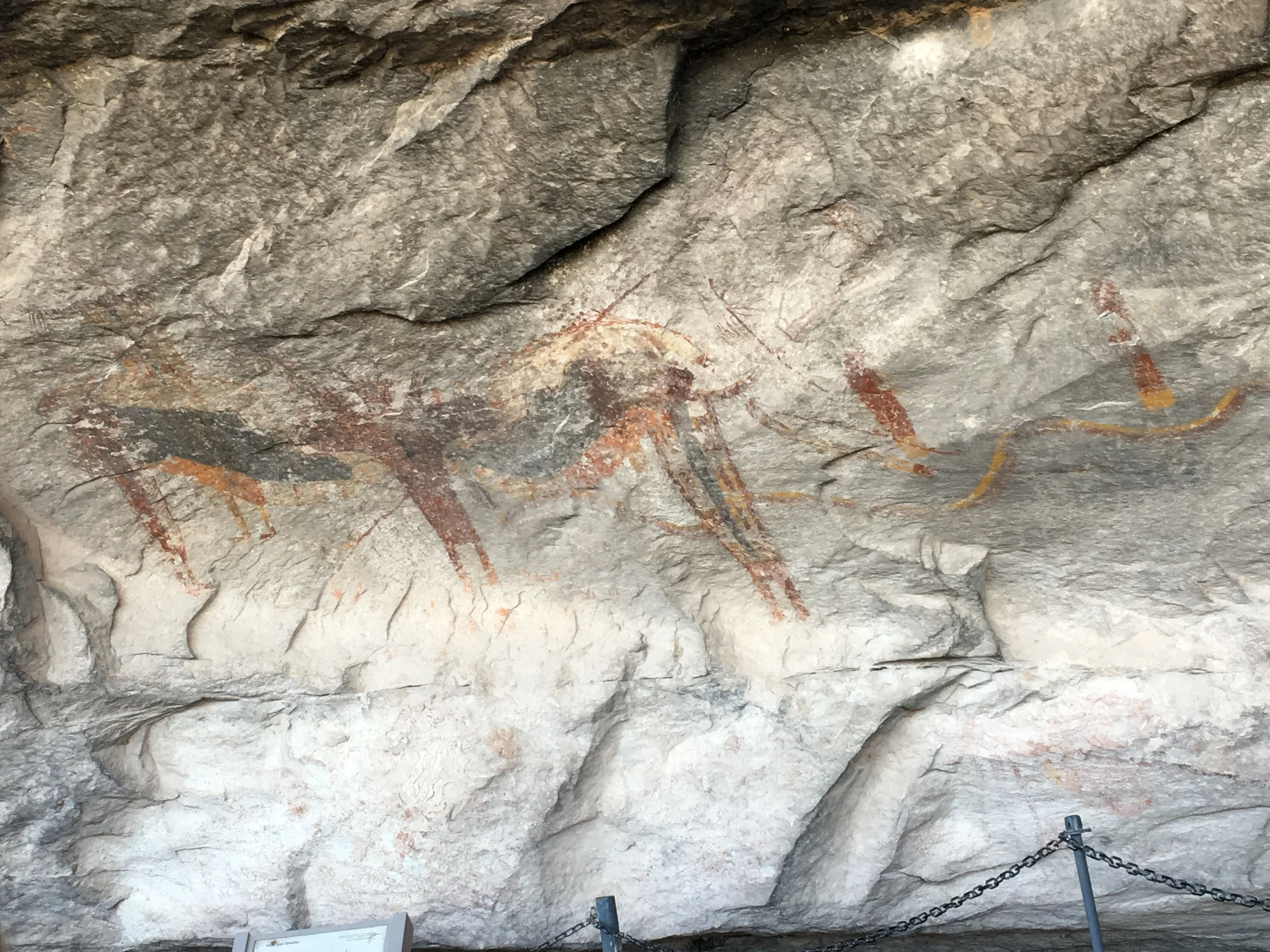 The Fate Bell shelter contains Pecos River rock art dated 4,000 years old.
