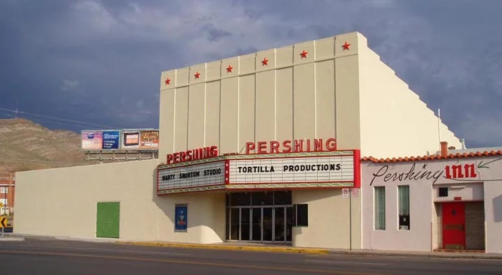 Marty & Nevena's home is an old movie theater.