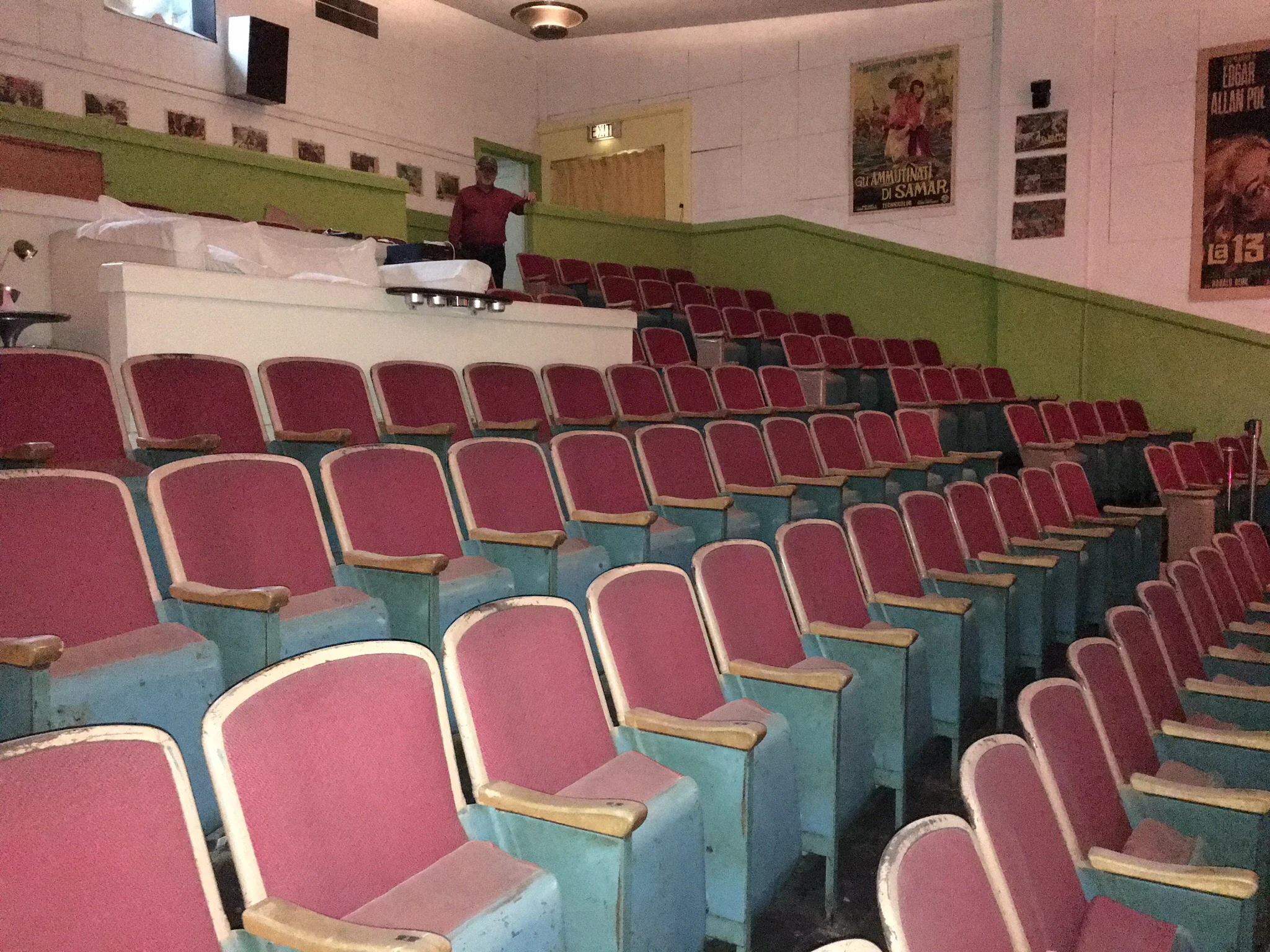 The balcony is their theater.