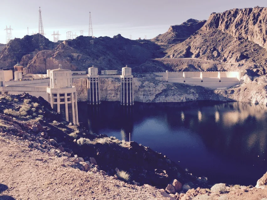 We passed the Hoover Dam outside of Las Vegas!