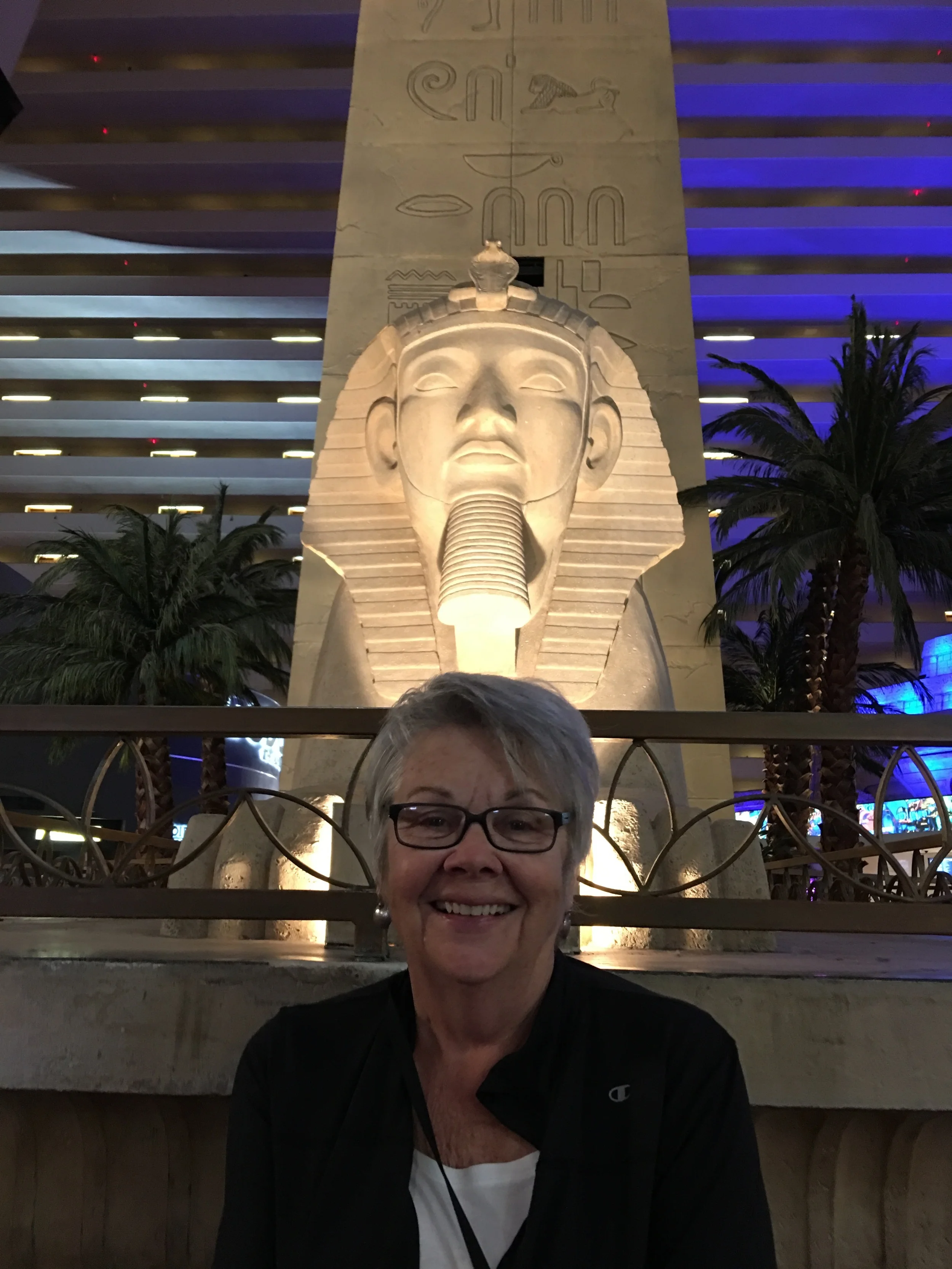 Barb at the Luxor