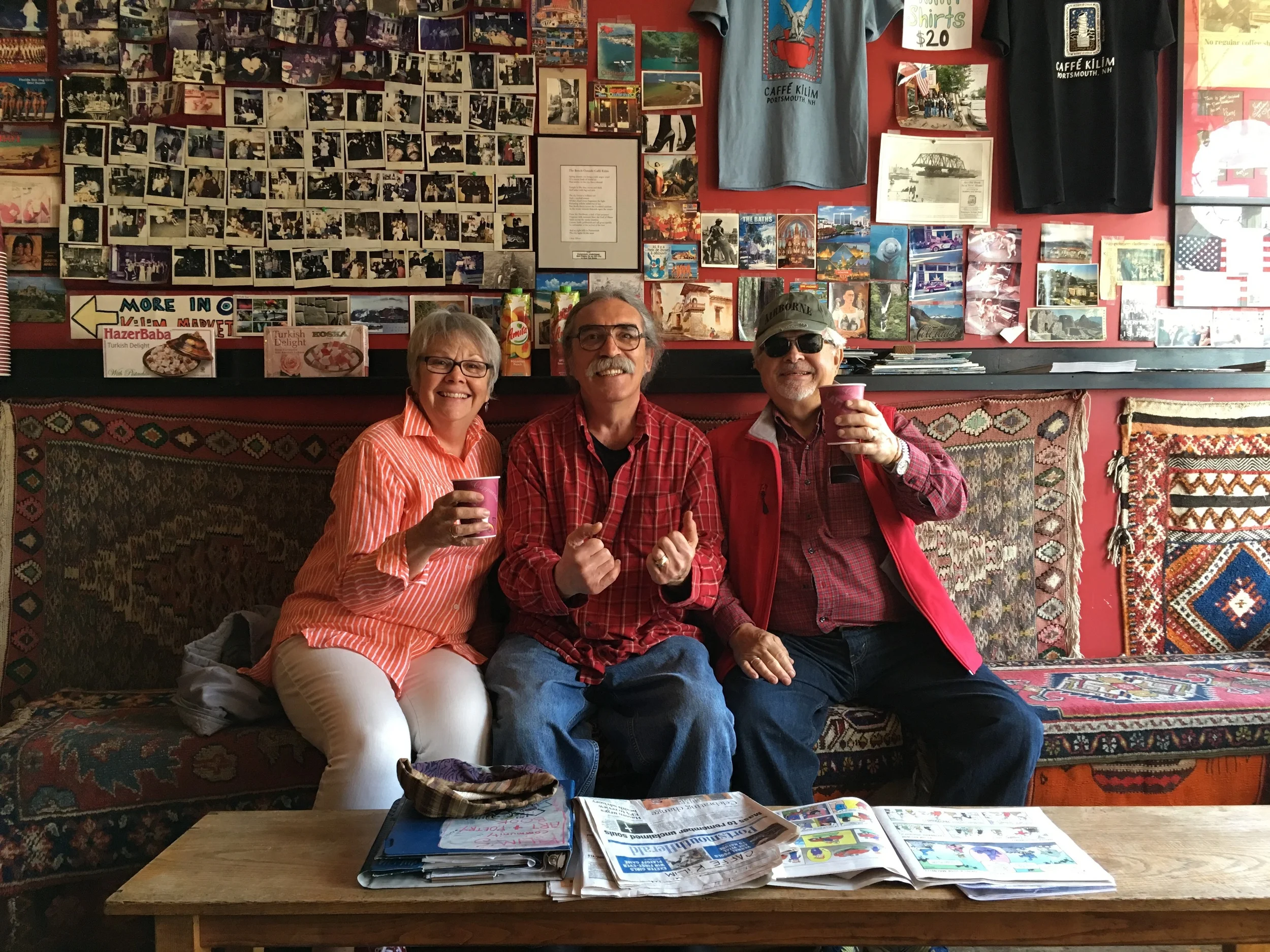 Home sweet home; coffee at Cafe Kilim