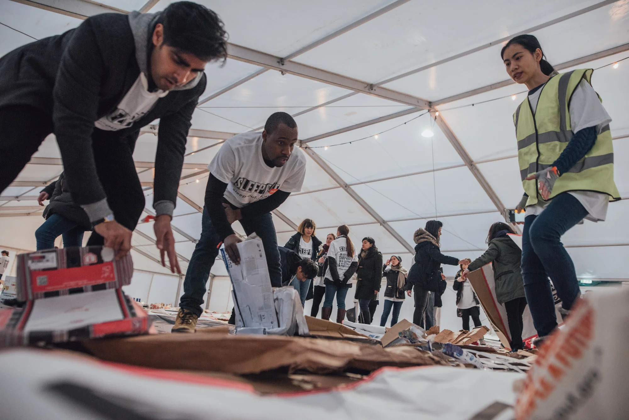 Centrepoint Sleep Out 2016, London