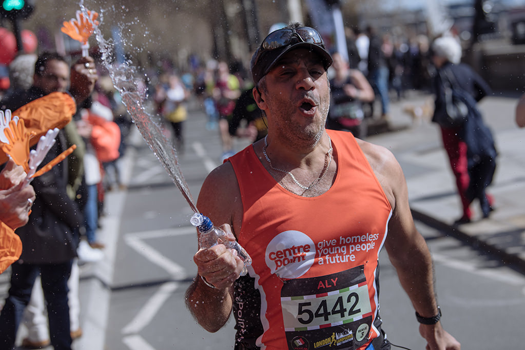 London Half Marathon, Centrepoint, London