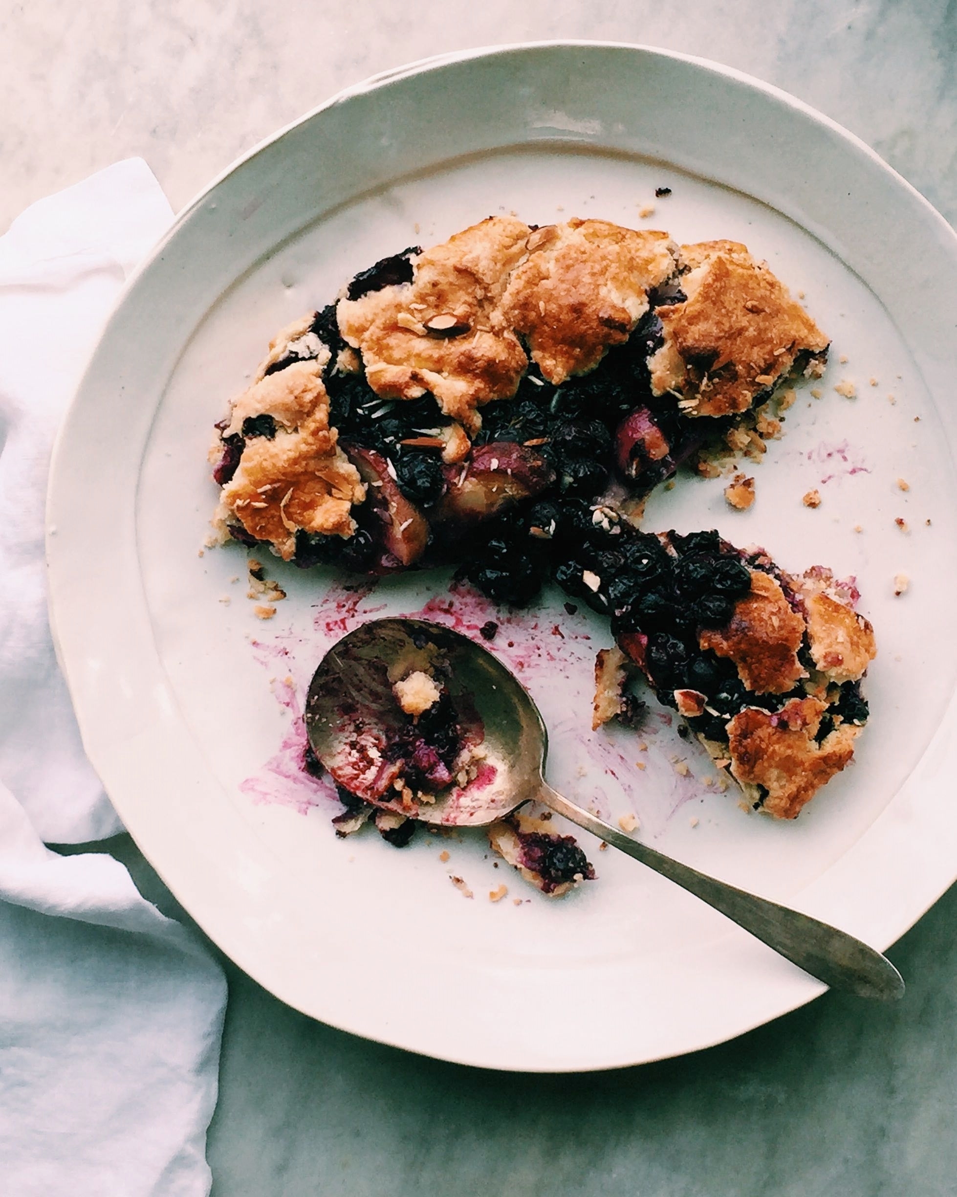 The Simplest Blueberry Galette