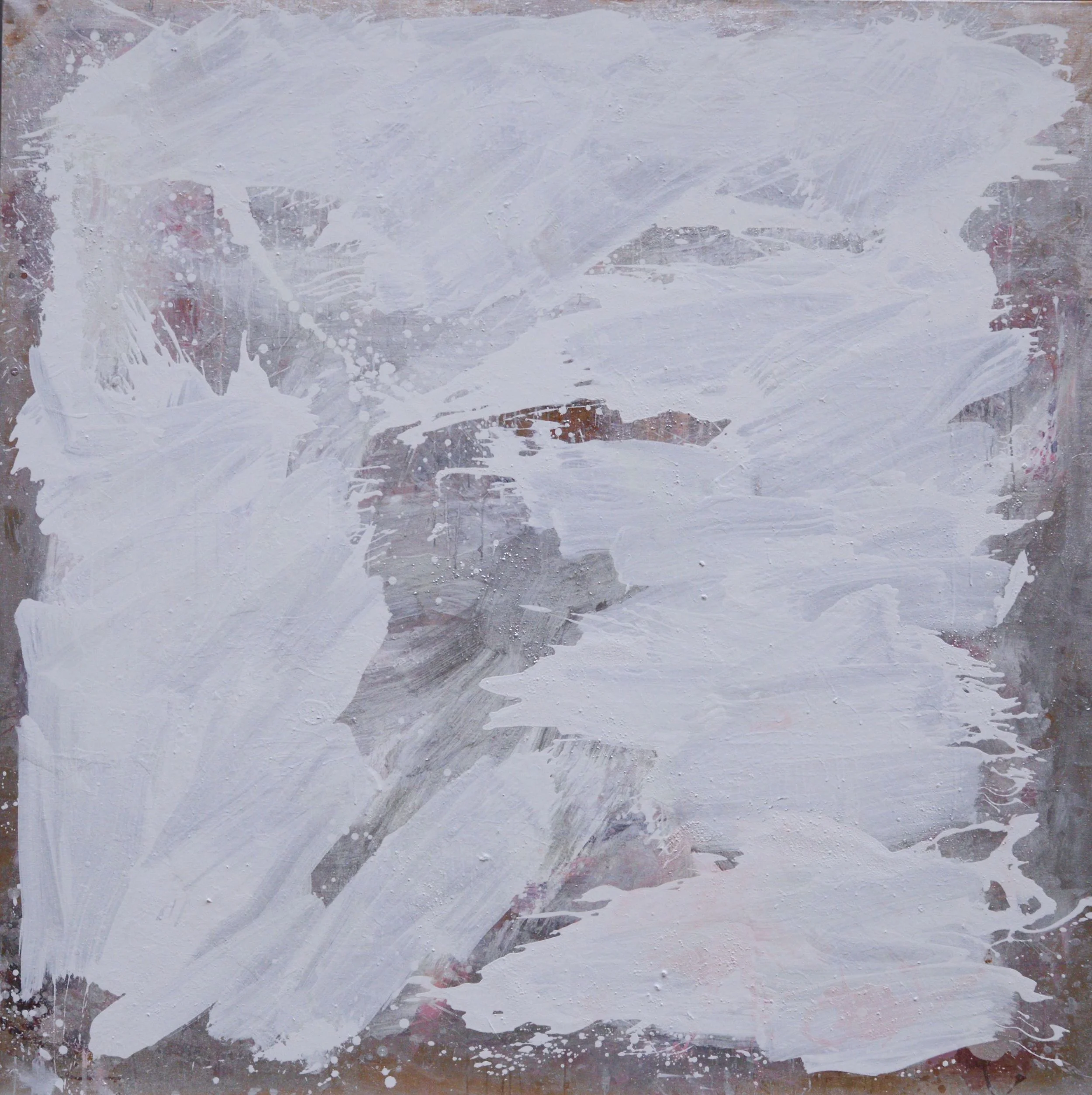   Sans Titre 11  -  2014 - 193x193 cm - Mixed media on canvas - Private collection, Paris, France 