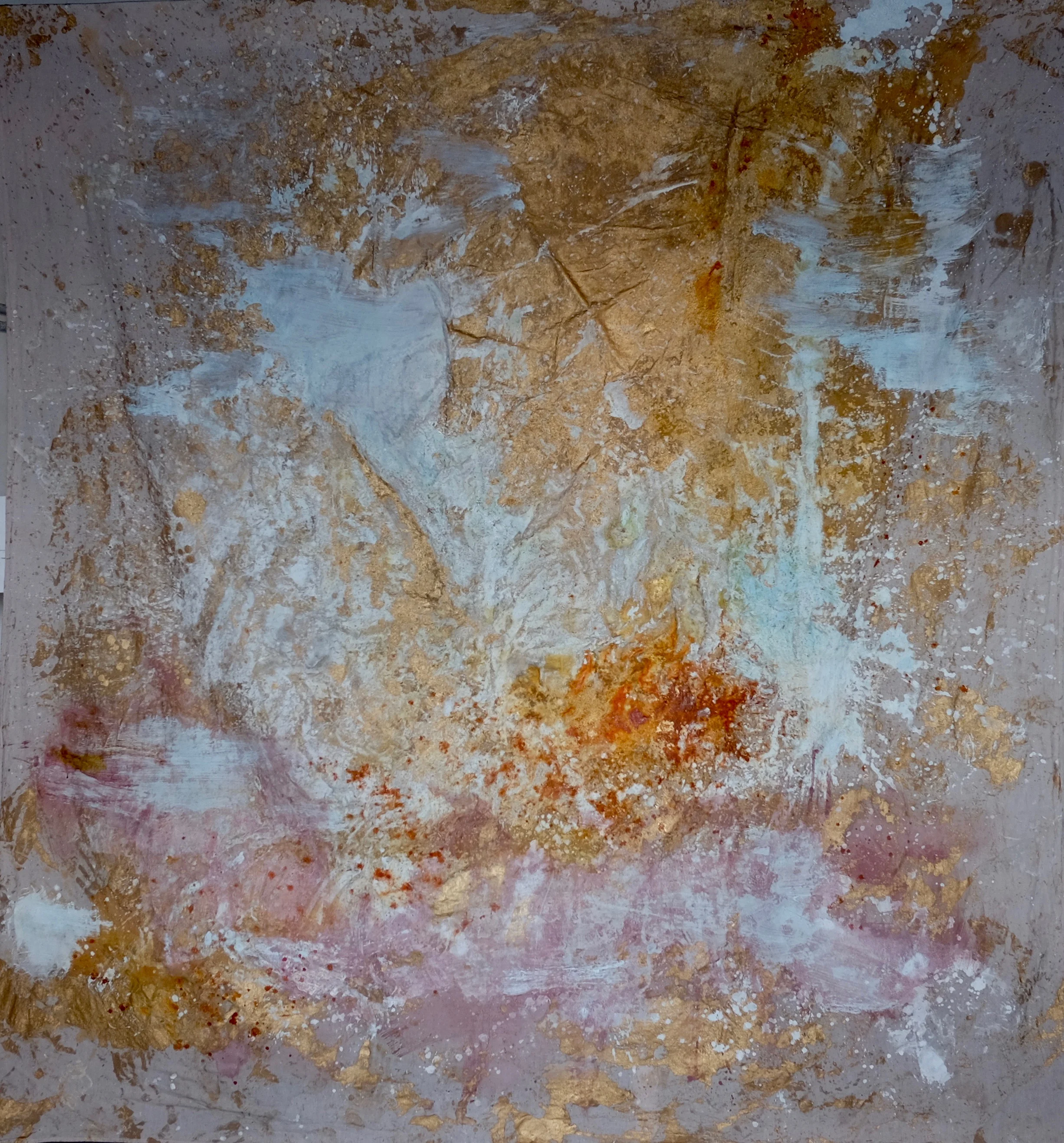Mars 2019, 310x270 cm, mixed medias on free linen canvas