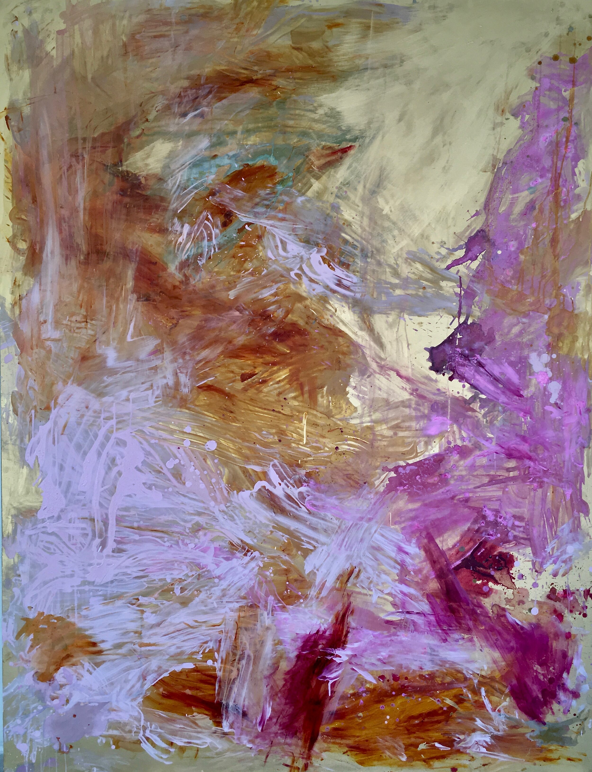   Holi  - 2014 - 198x153 cm - Mixed media on canvas - Artist collection 