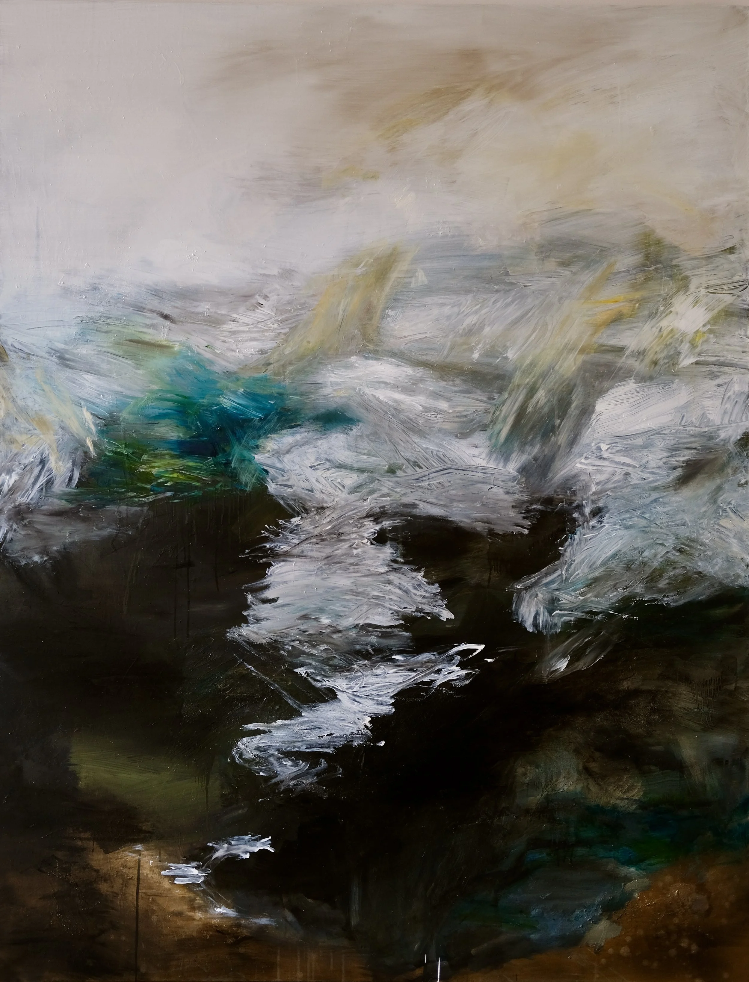 Shade and Darkness I - 2024 - 198x153cm - Oil on linen canvas - 2024