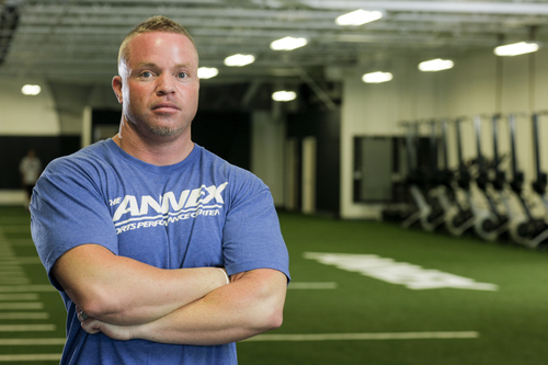 Coach Tim Laffey takes Annex athletes through an individualized nutrition program.